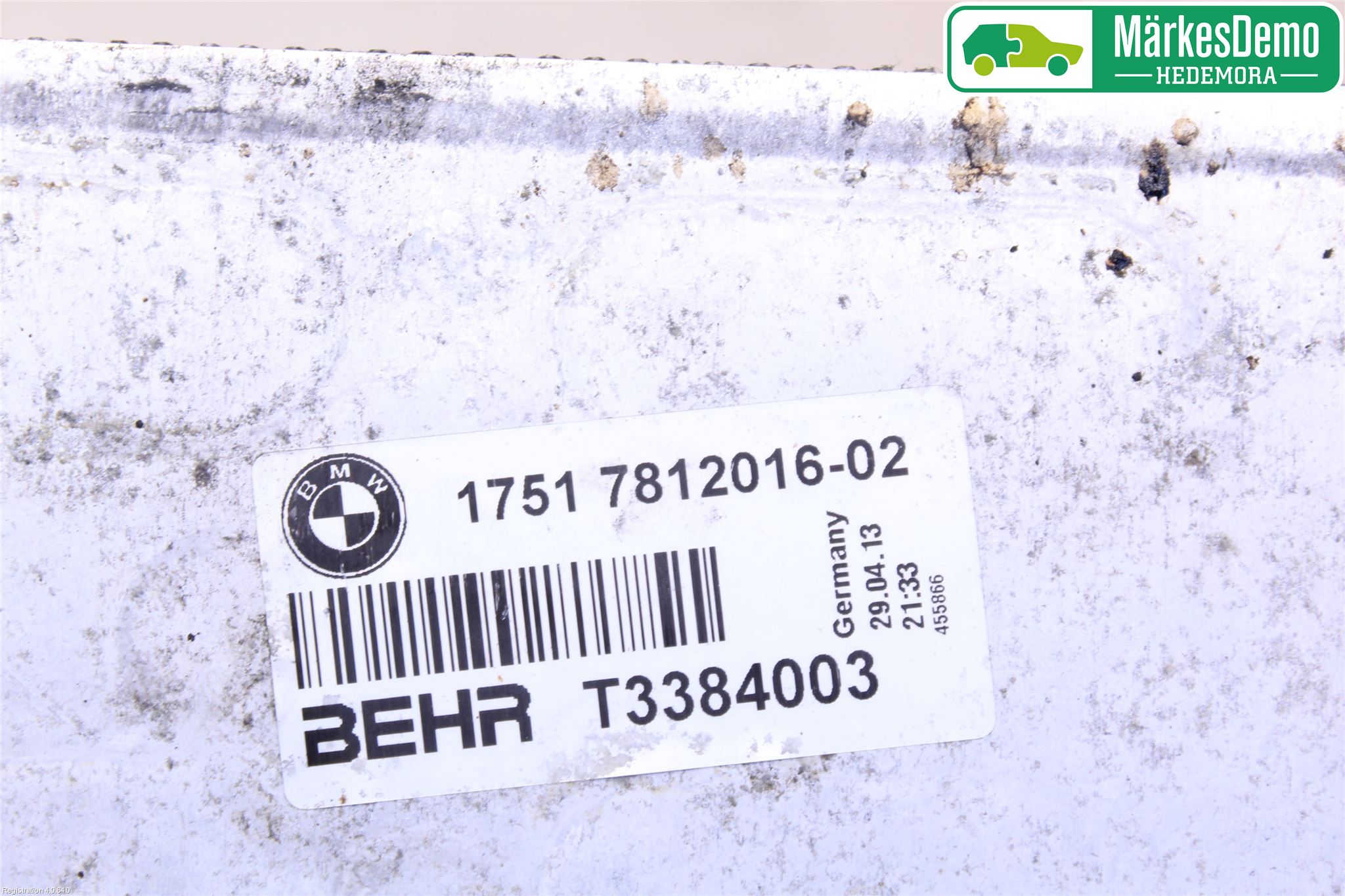 BMW 5 F10/F11/F18 09-17 Intercooler Radiator