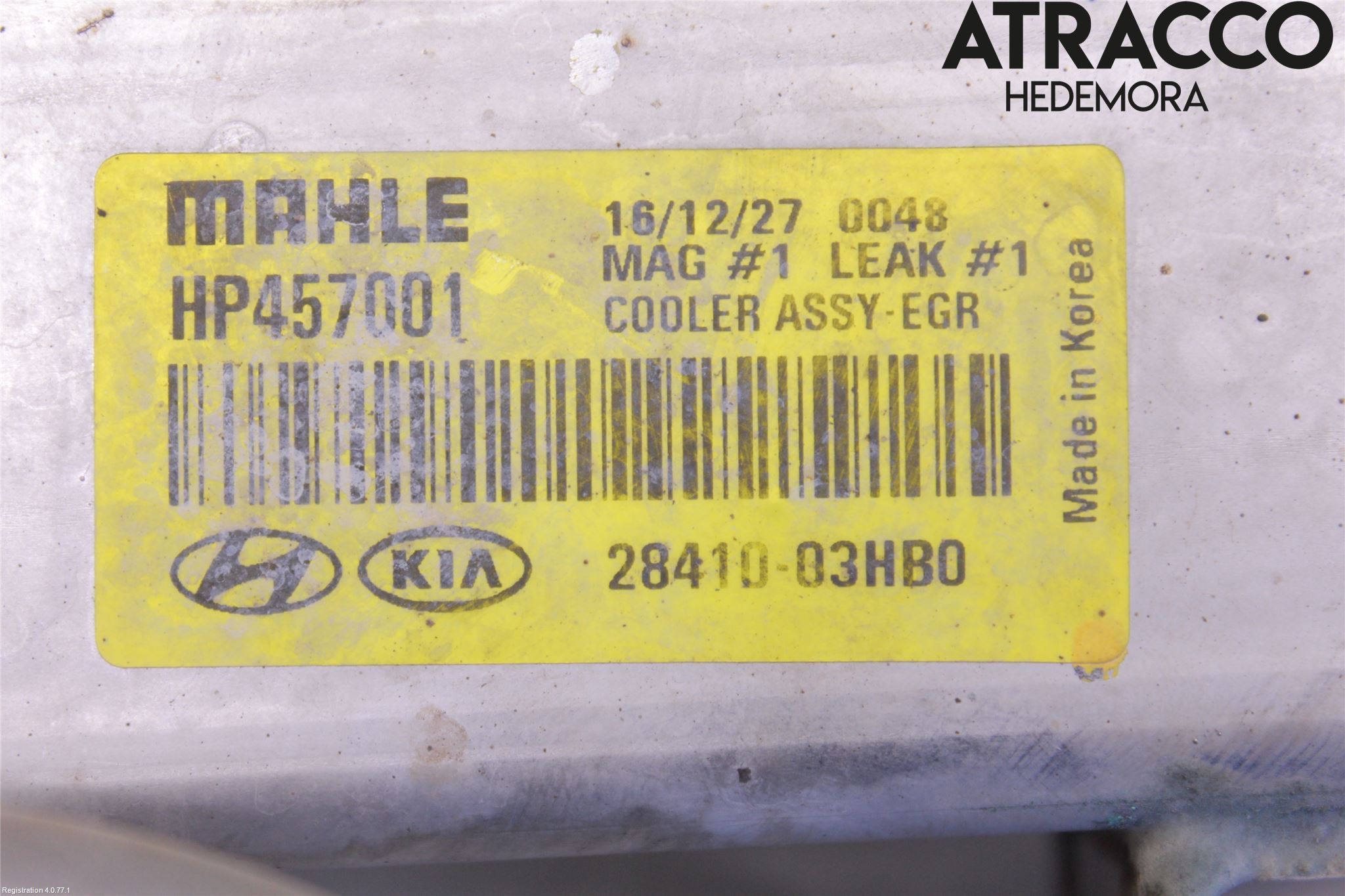 Kia NIRO (DE) 17-22 Eksos Kjøler