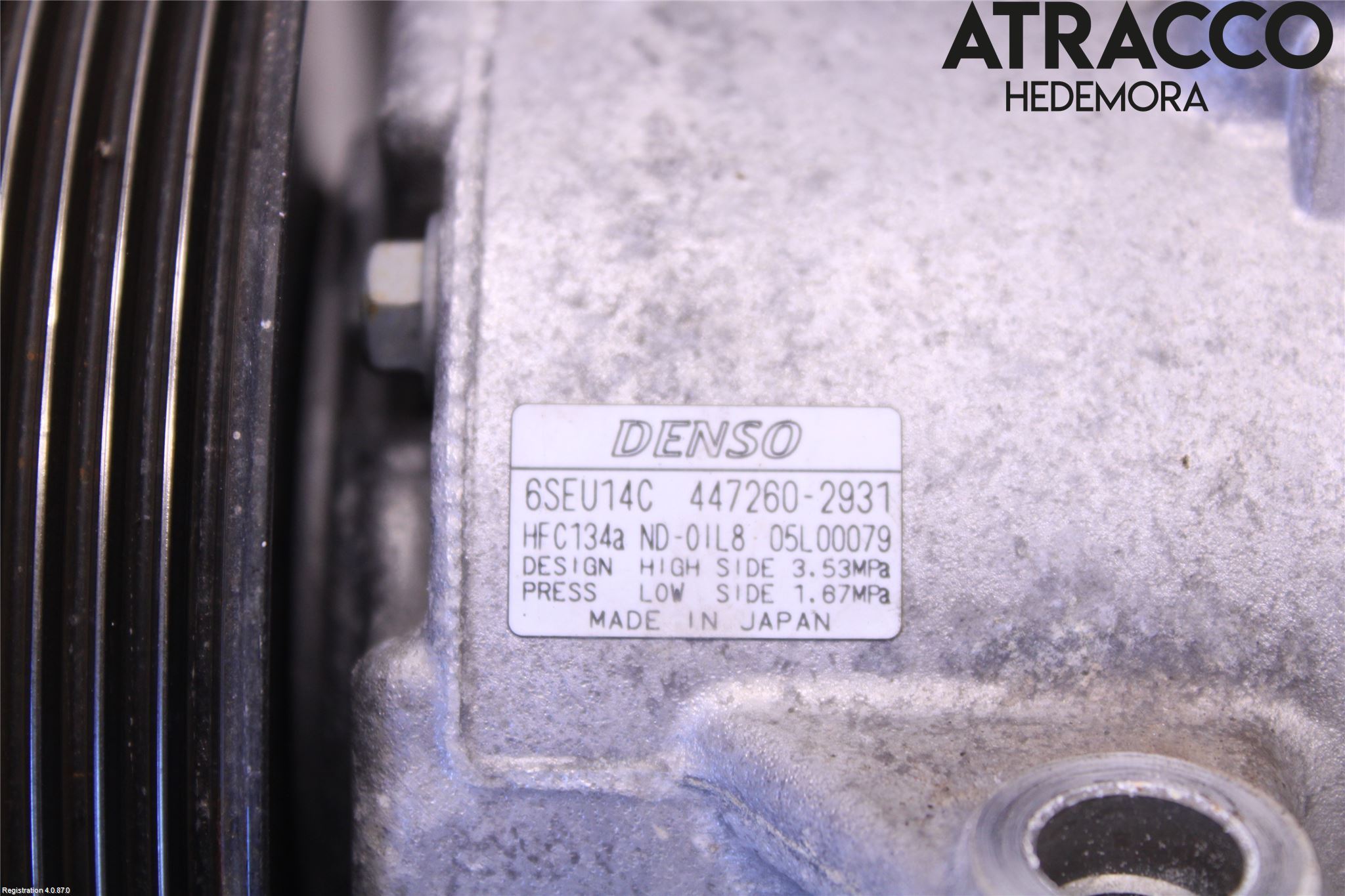 Toyota RAV 4 06-12 Varme Ac Kompressor