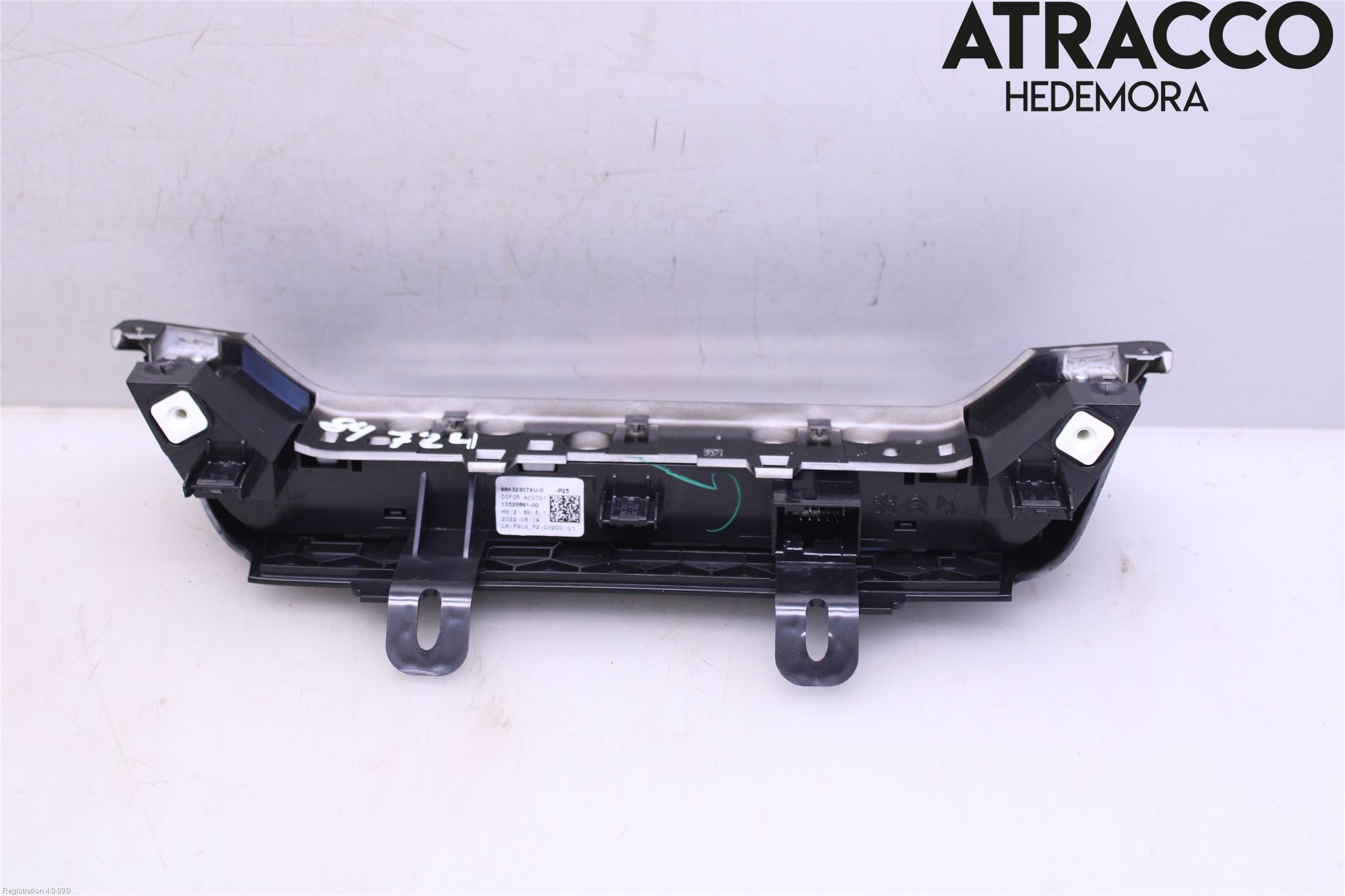 Peugeot 2008/E-2008 20- Varme Ac Betjening-Display