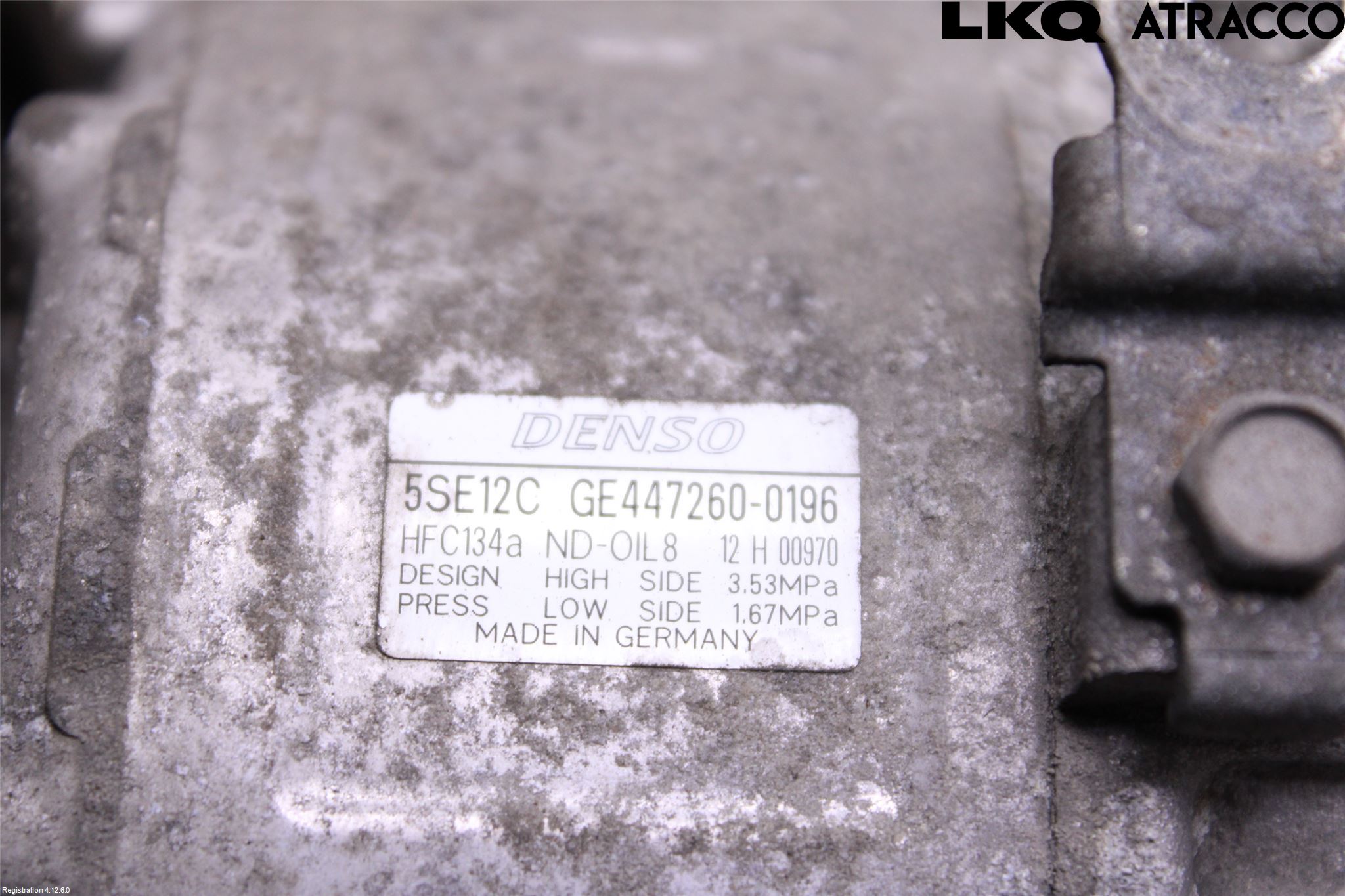 Toyota COROLLA VERSO 04-07 Varme Ac Kompressor