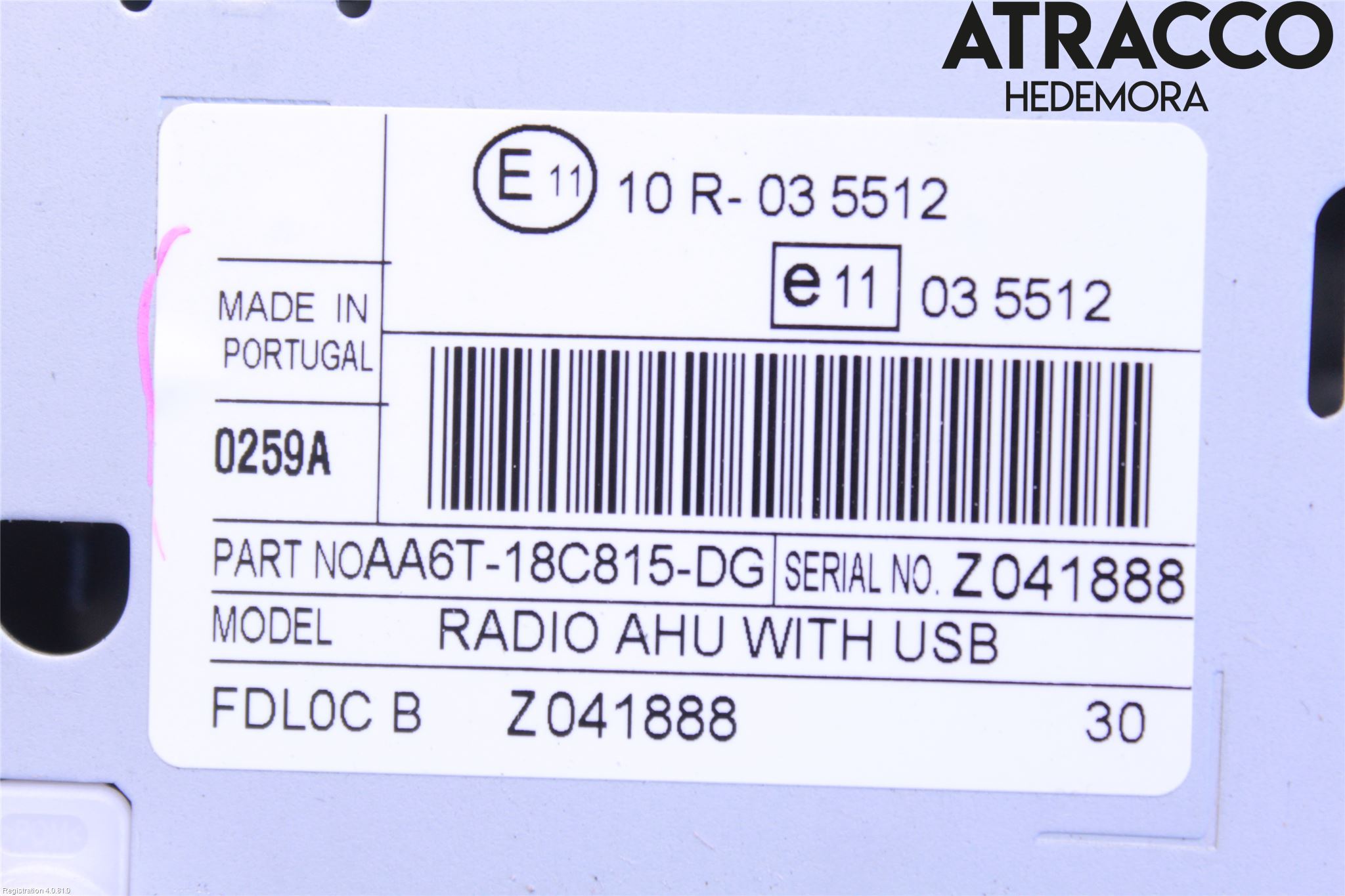 Ford FIESTA 09-12 Stereo Radio Med Cd