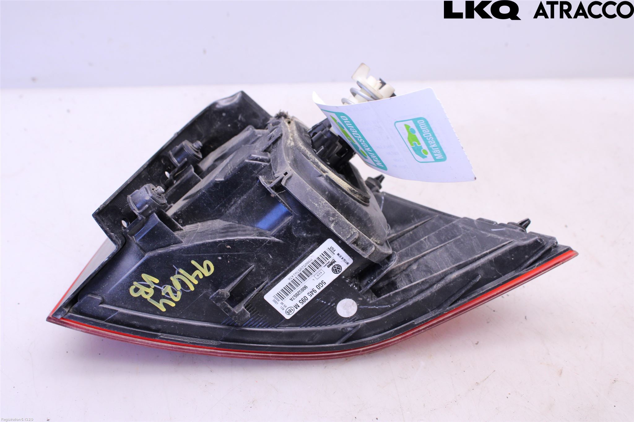 Volkswagen VW GOLF / E-GOLF VII 13-20 Baklykt Venstre
