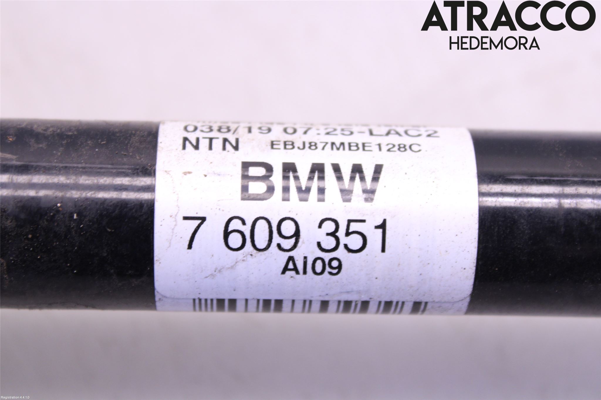 BMW 3 F30/F31/F80 12-19 Drivaksel Bak Kompl Venstre