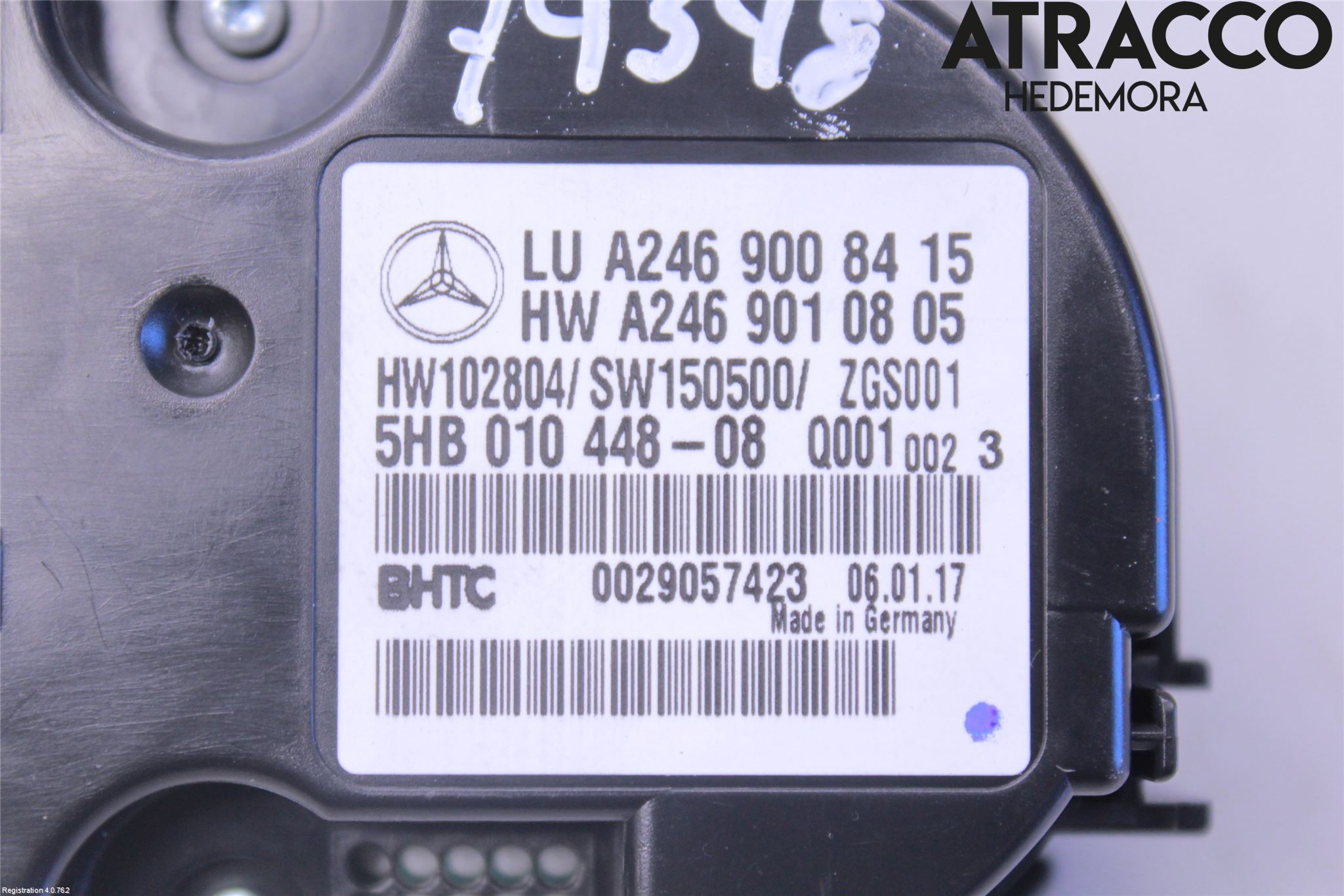 Mercedes-Benz MB CLA-KLASS (C117/X117) 13-19 Varme Ac Betjening-Display