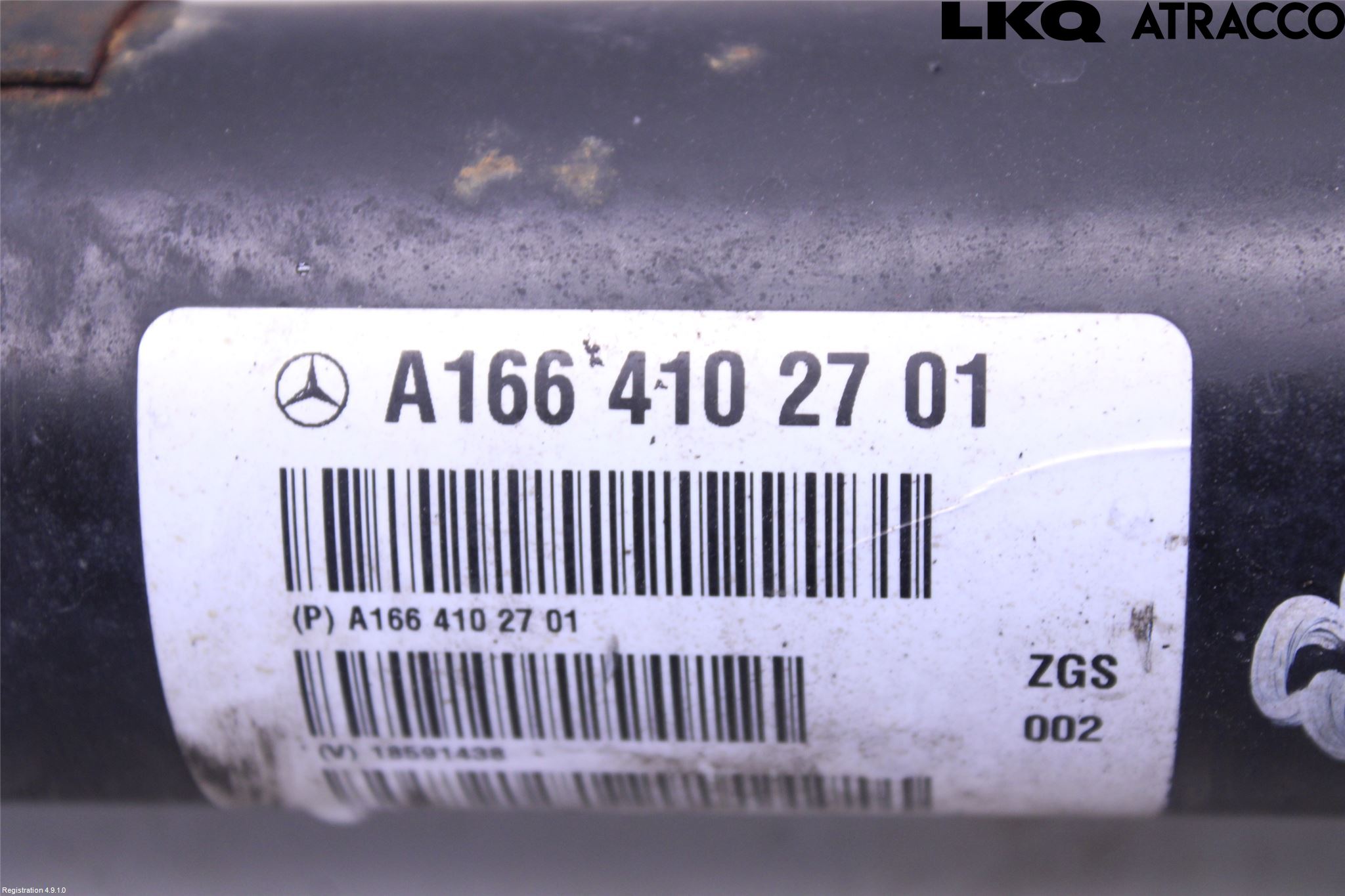 Mercedes-Benz MB ML/GLE-KLASS (W166) 12-18 Mellomaksel Fremre 4Wd