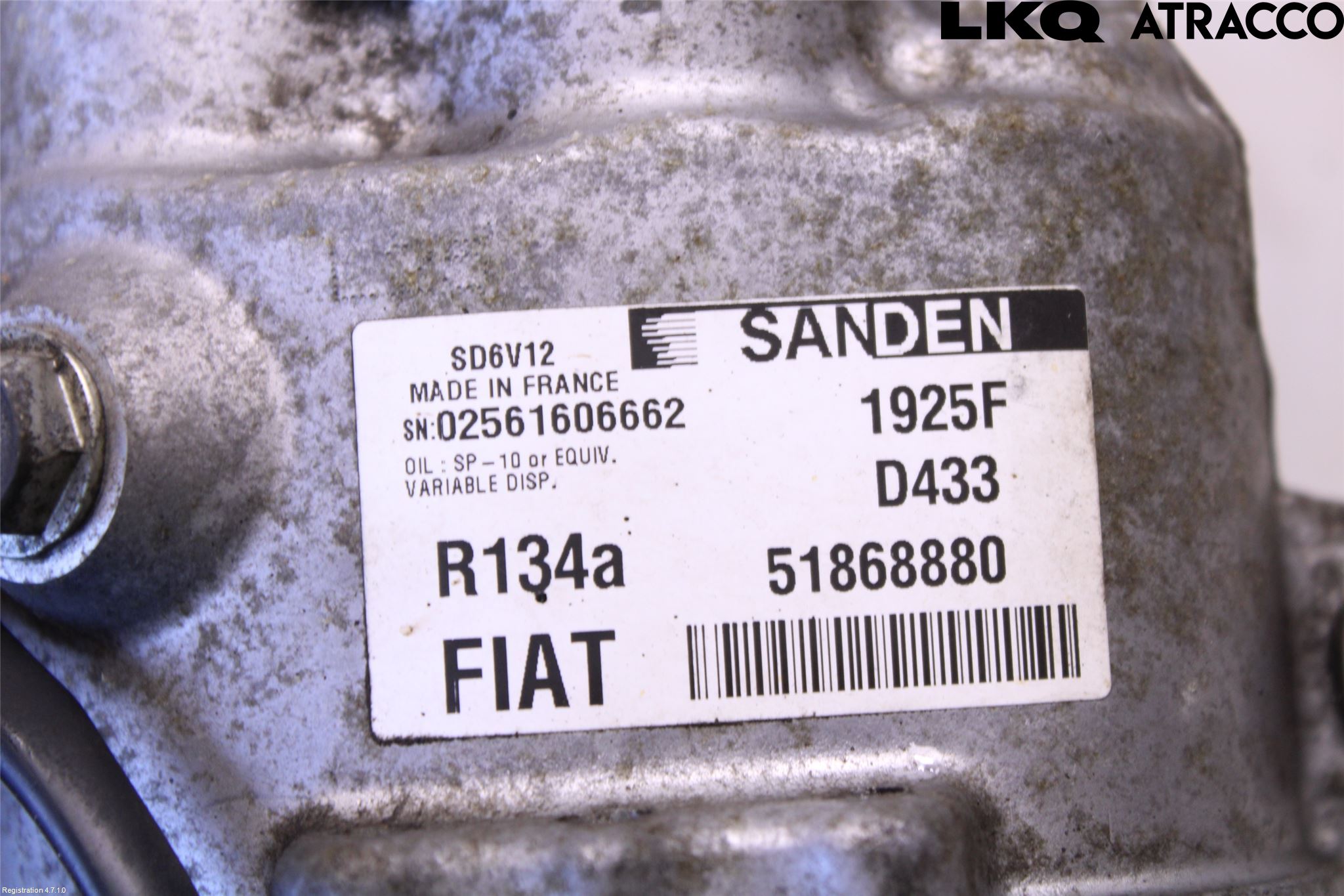 Opel COMBO D 12-18 Varme Ac Kompressor