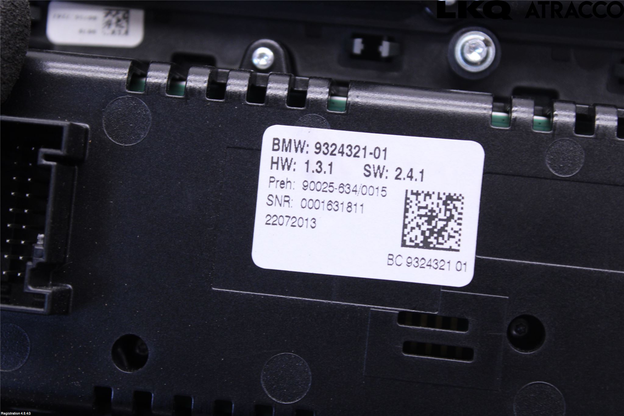 BMW 5 F10/F11/F18 09-17 Varme Ac Betjening-Display