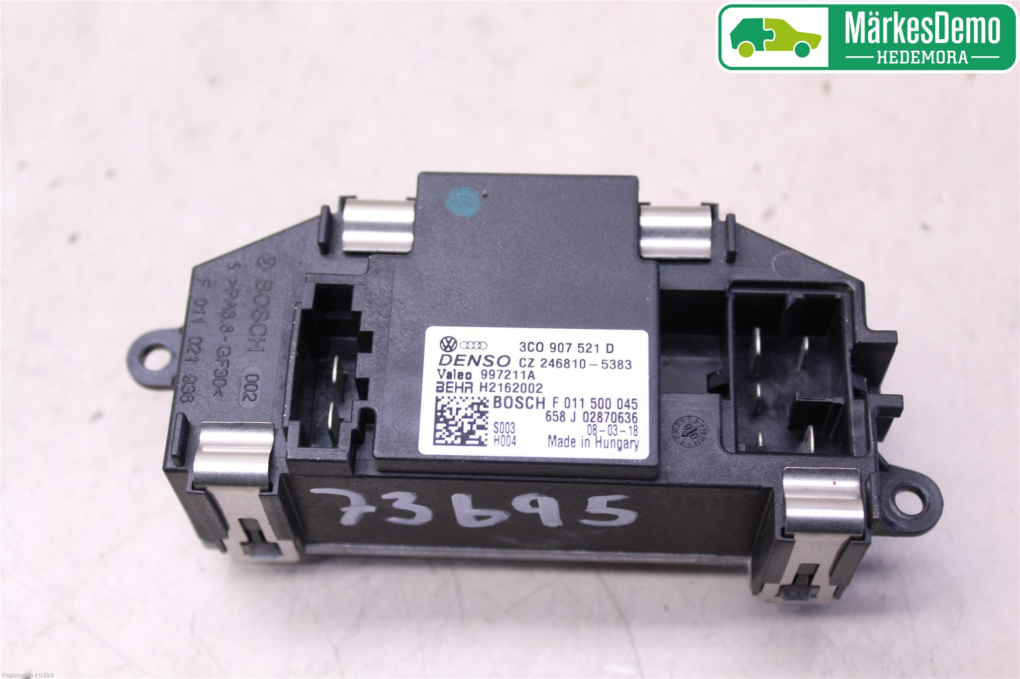 Audi A3/S3 05-13 Varmeapparat Viftemotstand