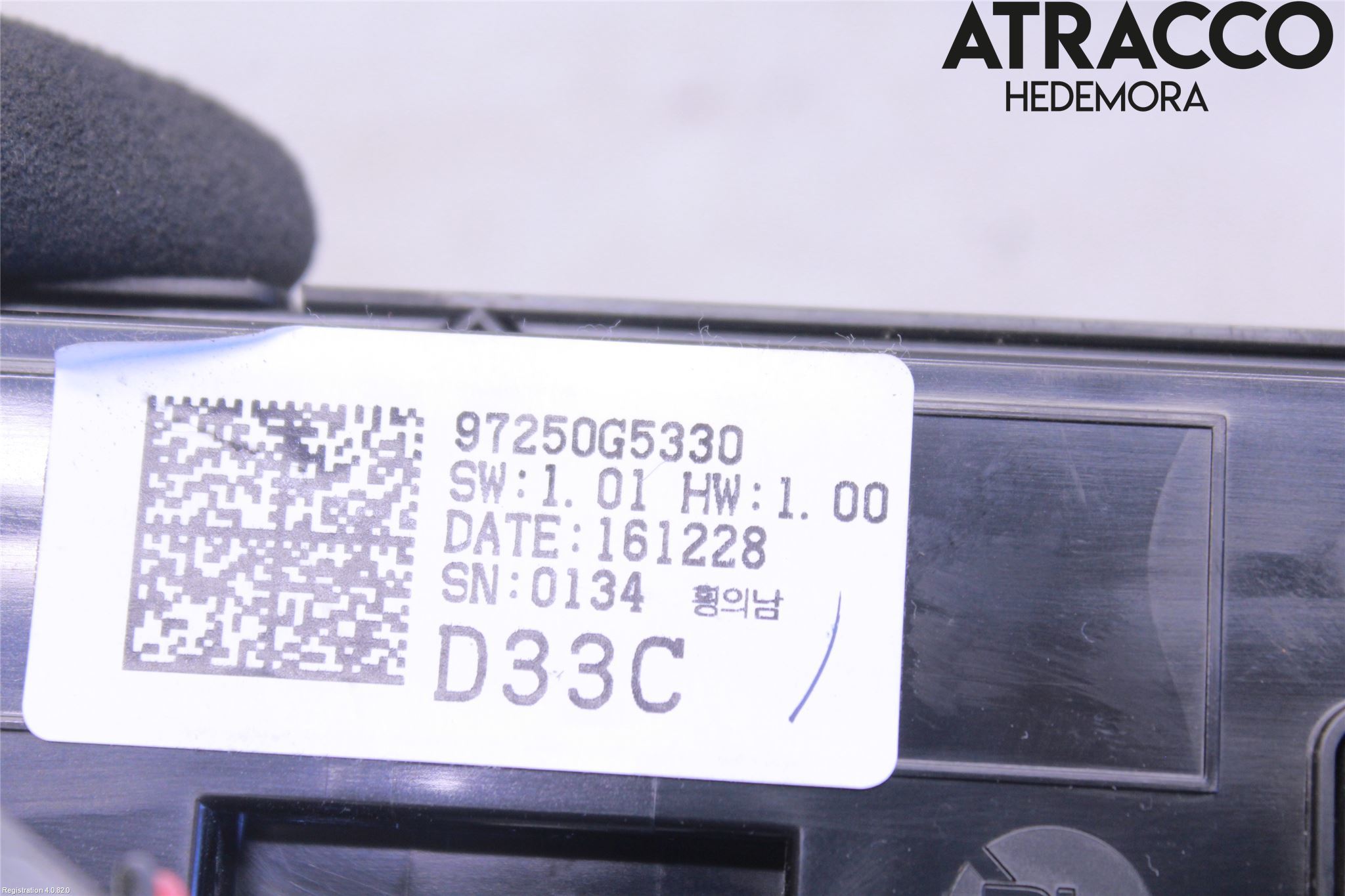 Kia NIRO (DE) 17-22 Varme Ac Betjening-Display