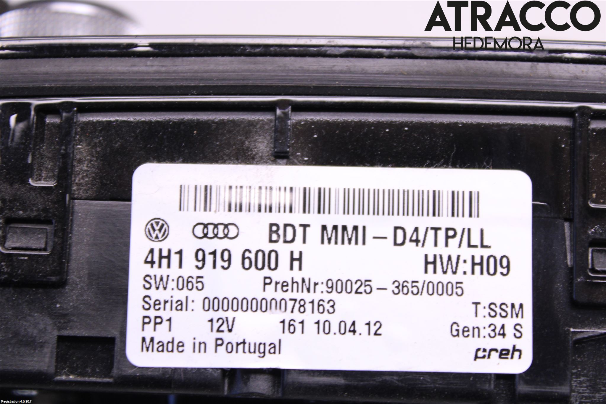 Audi A8/S8 4H 10-17 Bryter Multifunksjon