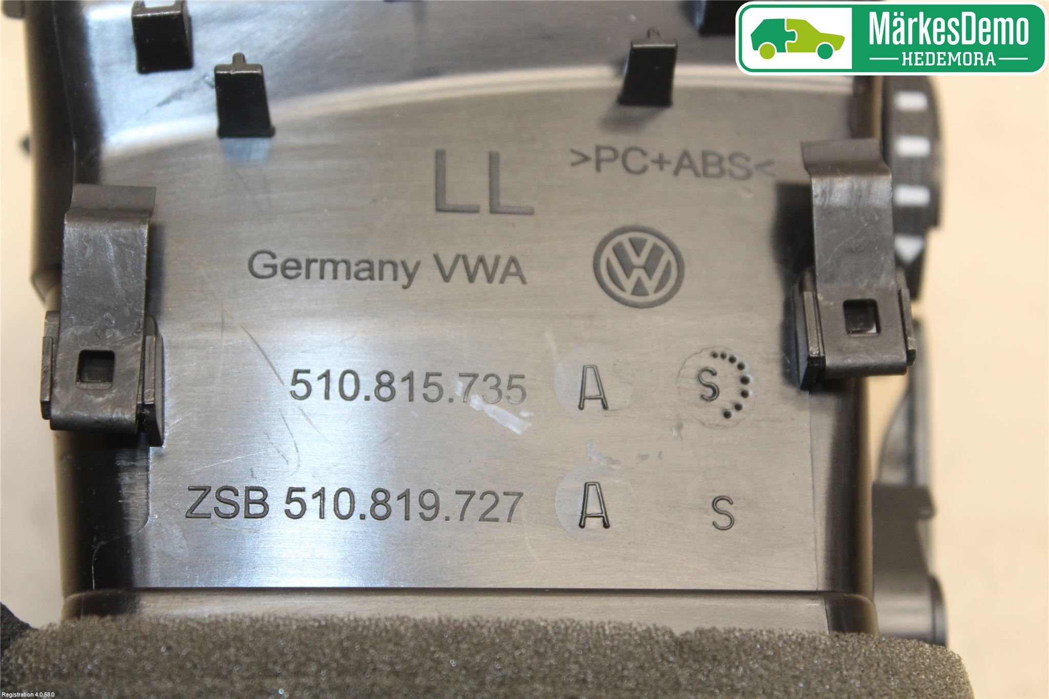 Volkswagen VW GOLF SPORTSVAN 15-20 Dashbord Kanal - Dyse