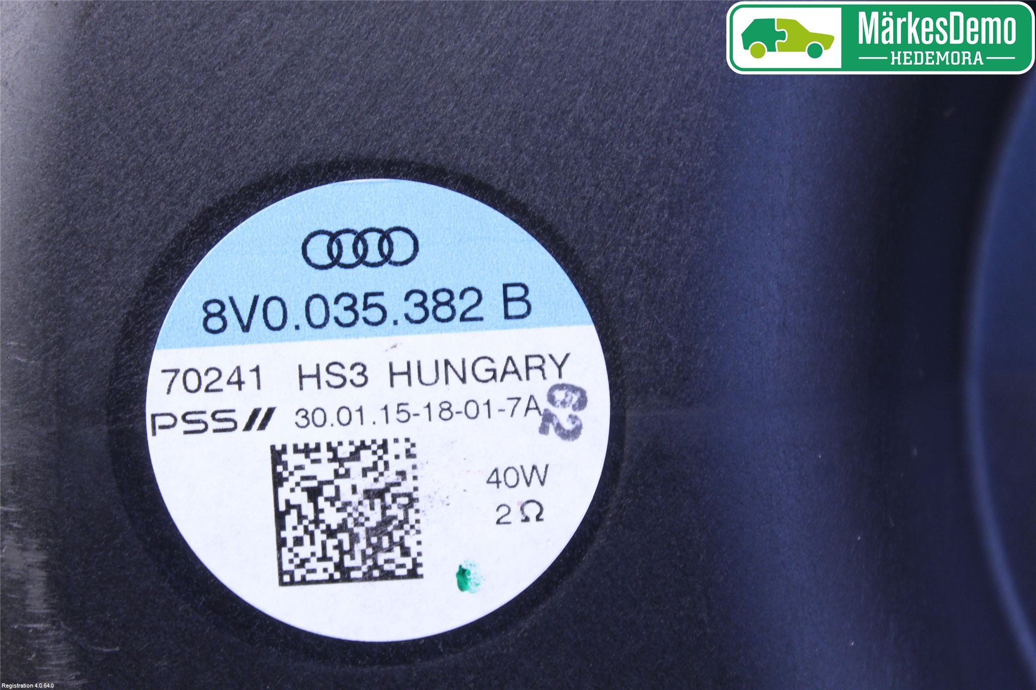 Audi A3/S3 8V 13-20 Innr Høyttaler