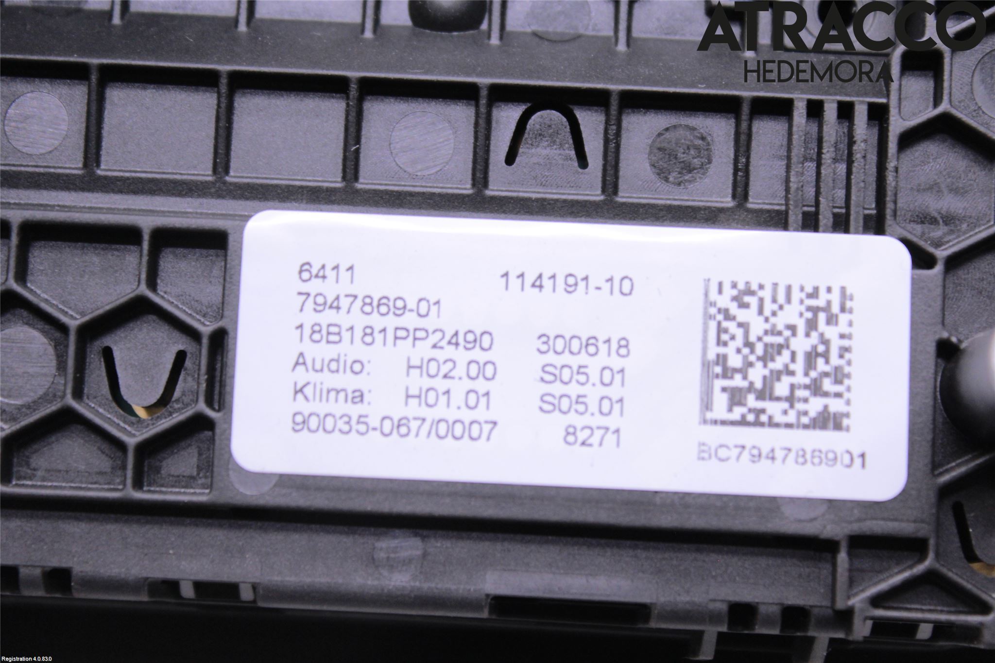 BMW 5 G30/G31/F90 17-23 Varme Ac Betjening-Display