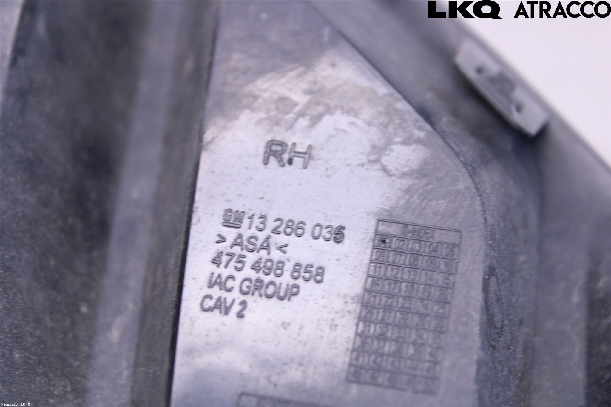 Opel CORSA D 07-14 Frontlykt Kurve-Tåkelys Ramme