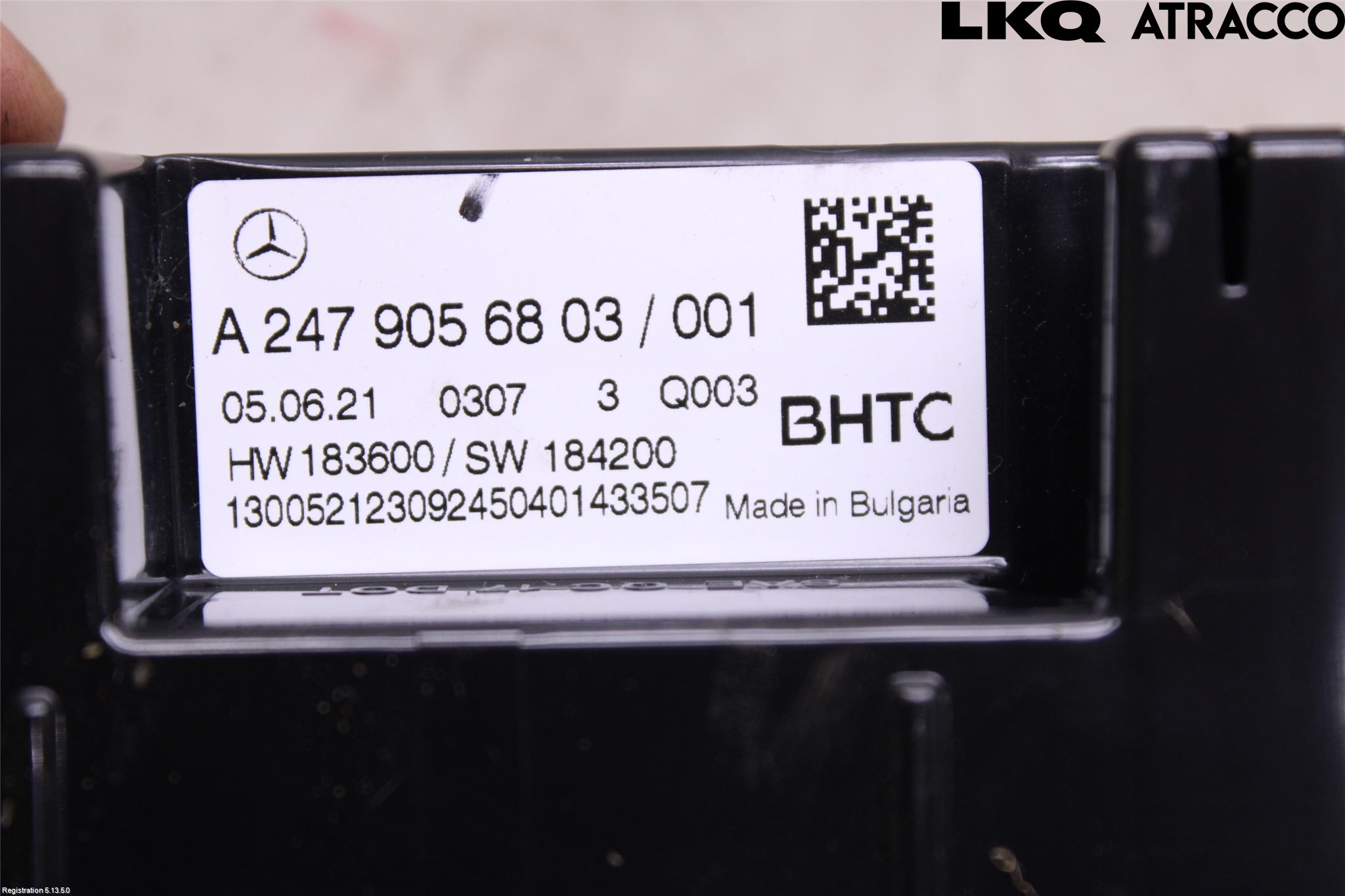 Mercedes-Benz MB B-KLASS (W247) 19- Varme Ac Betjening-Display