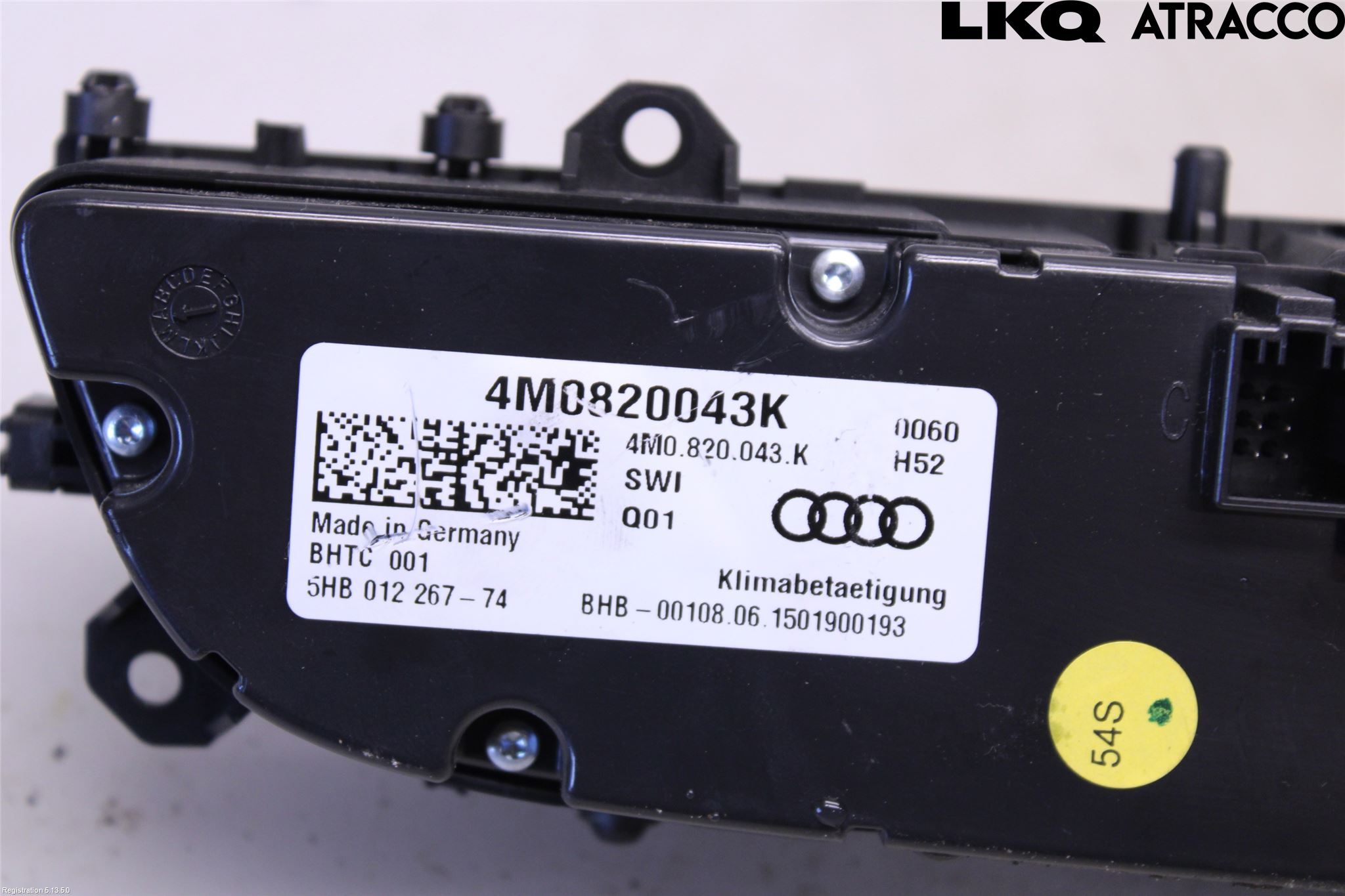 Audi Q7/SQ7 Varme Ac Betjening-Display