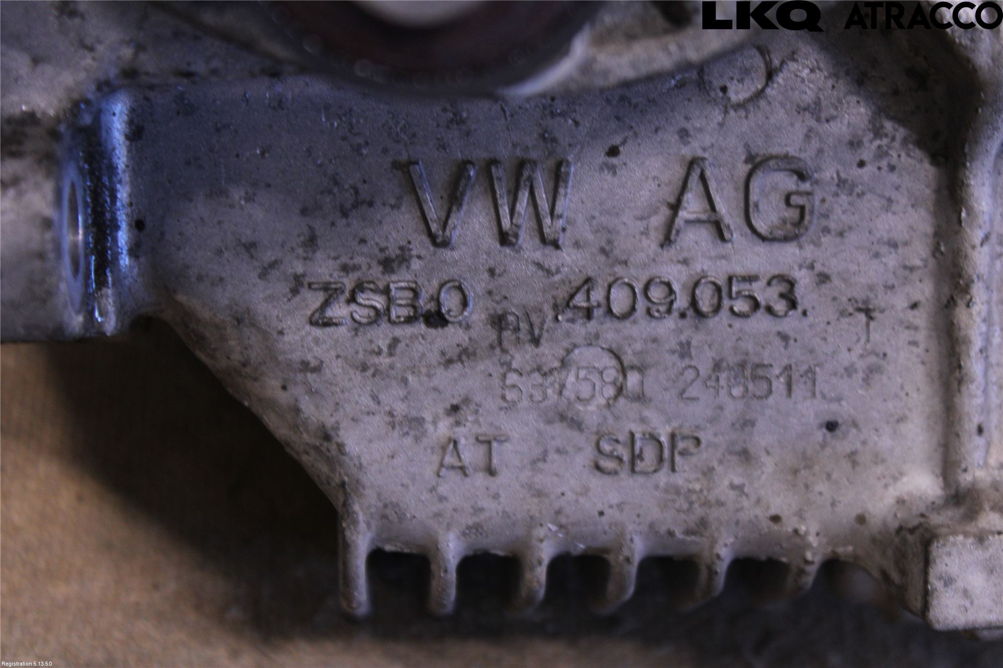 Volkswagen VW PASSAT 11-14 Gearkasse Fordelingskasse