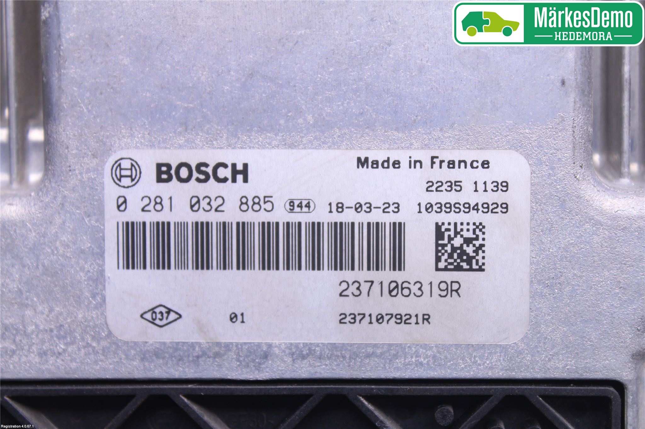 Renault KANGOO II 15-21 Styreenhet Dieselpumpe