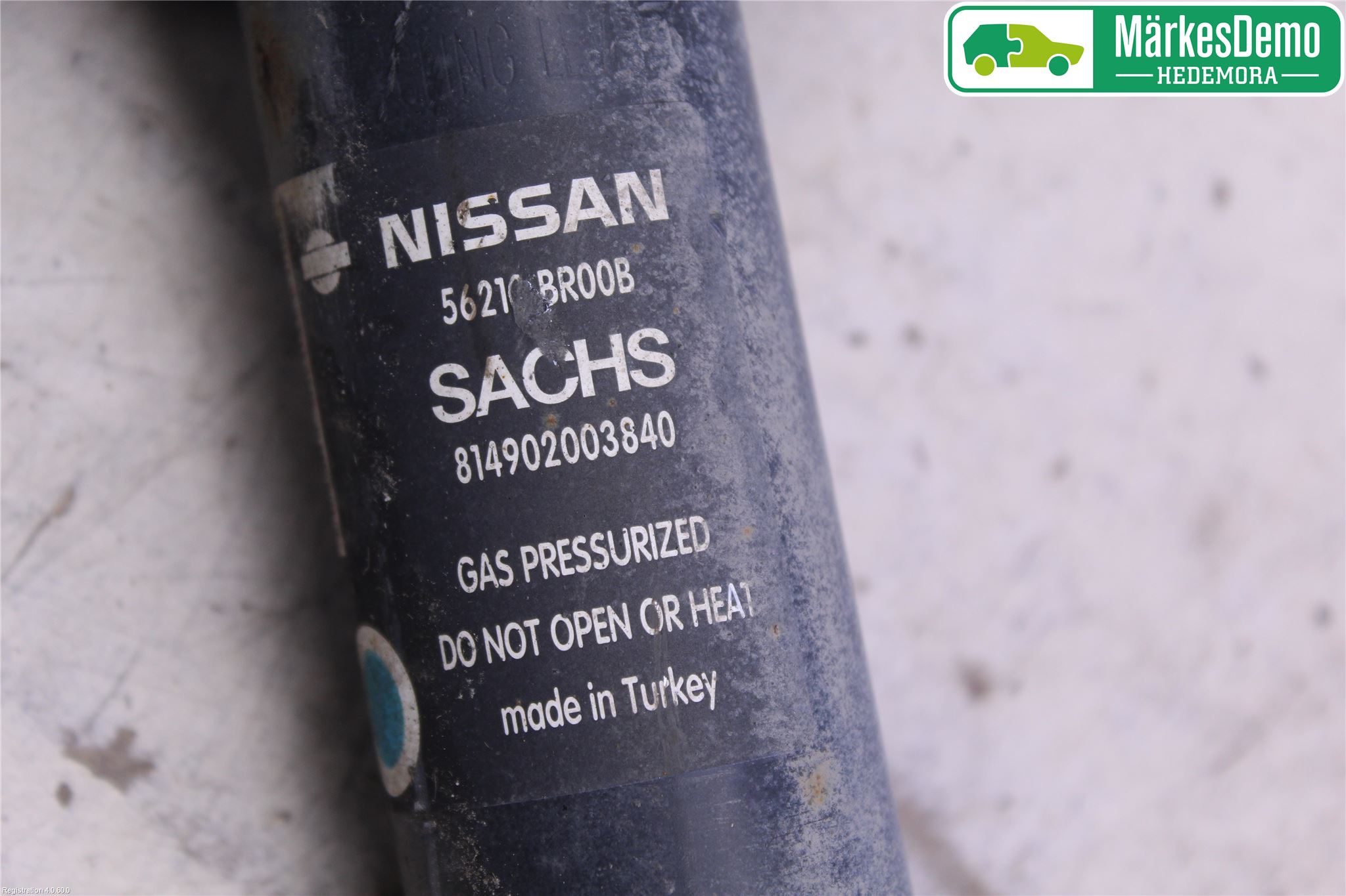 Nissan QASHQAI 10-14 Støtdemper Bak
