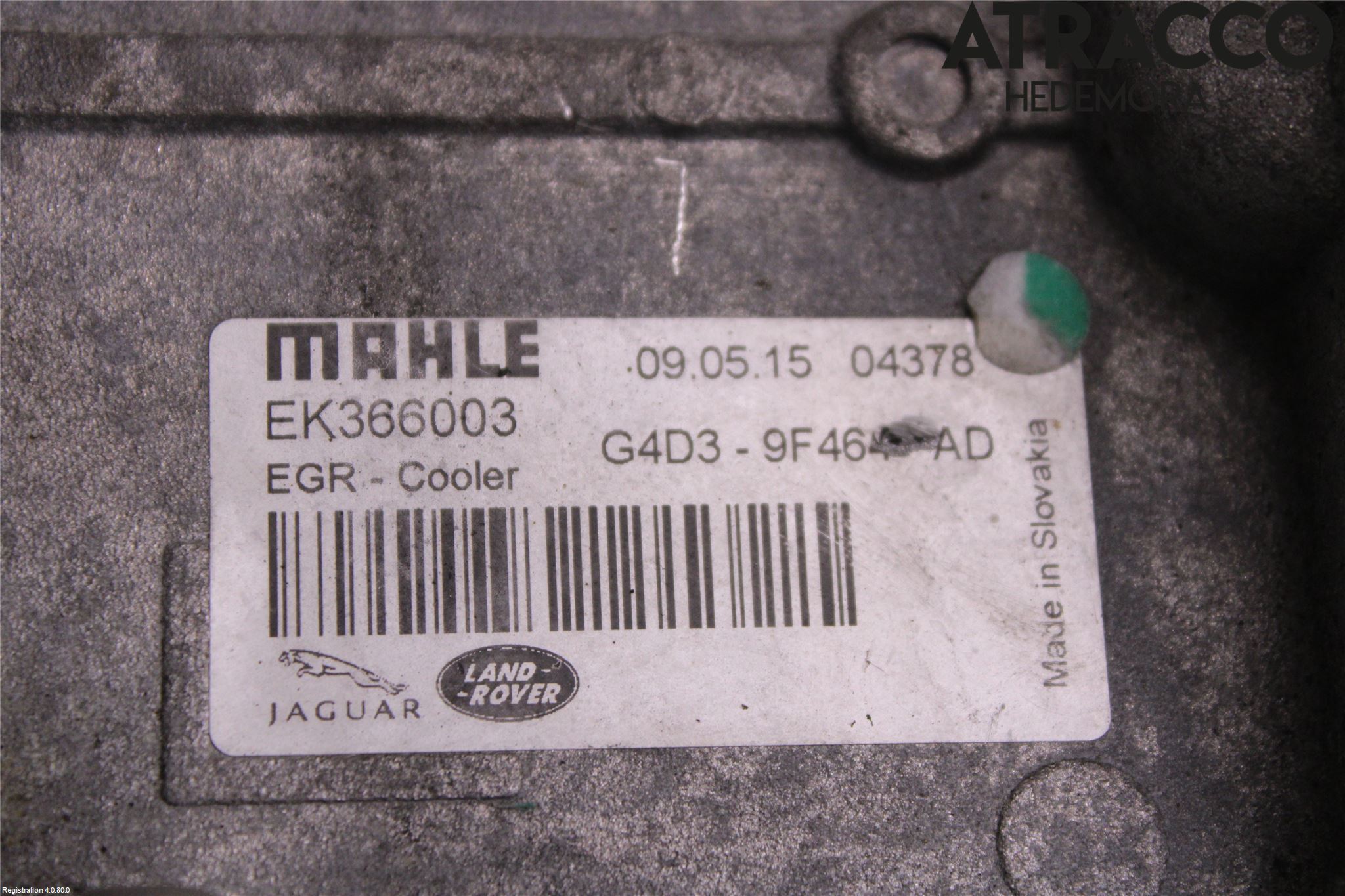 Jaguar XE (X760) 15-24 Eksos Kjøler