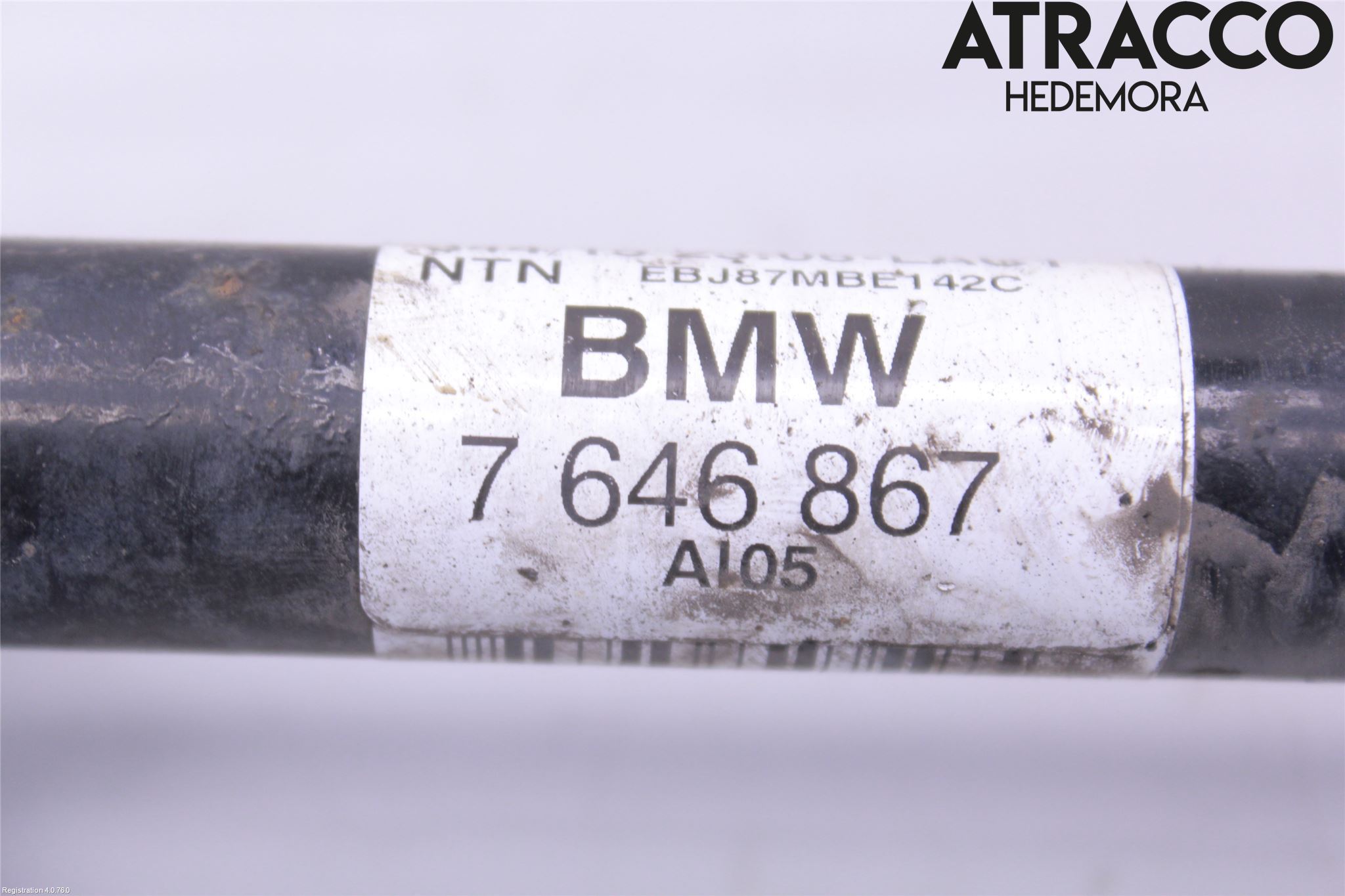 BMW 2 F45 Active Tourer 14-21 Drivaksel Bak Kompl Venstre
