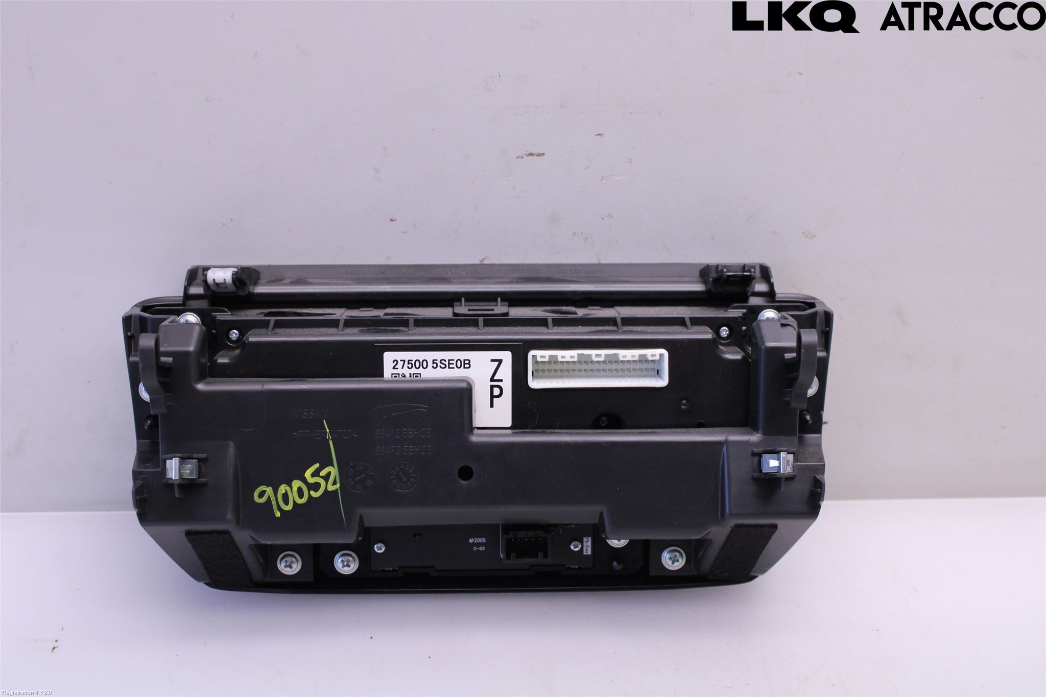 Nissan LEAF 18- Varme Ac Betjening-Display