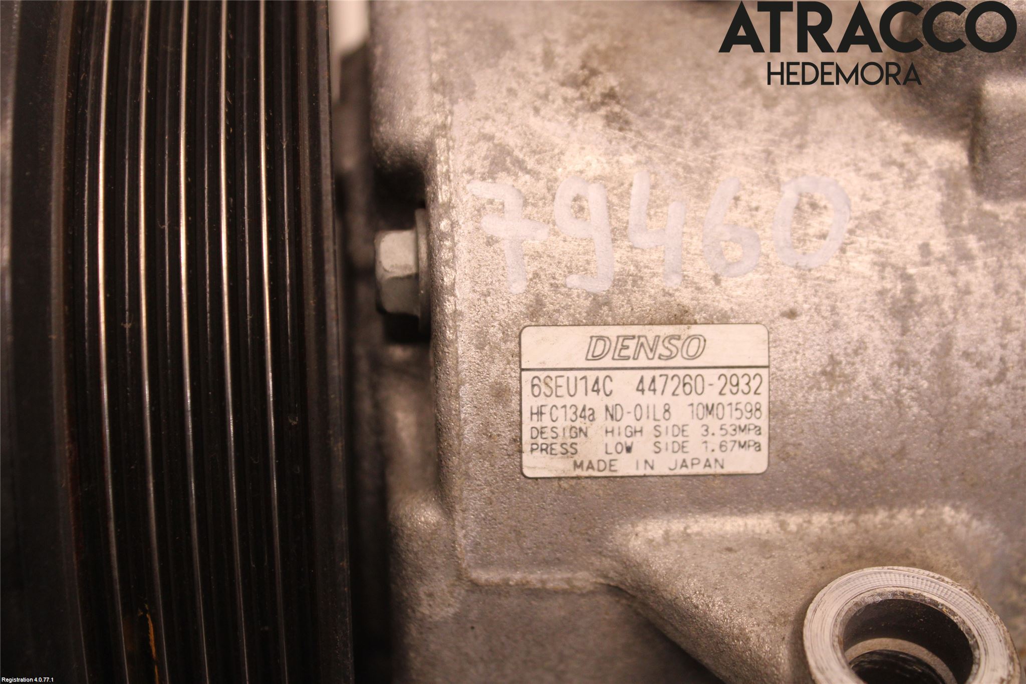 Toyota RAV 4 06-12 Varme Ac Kompressor