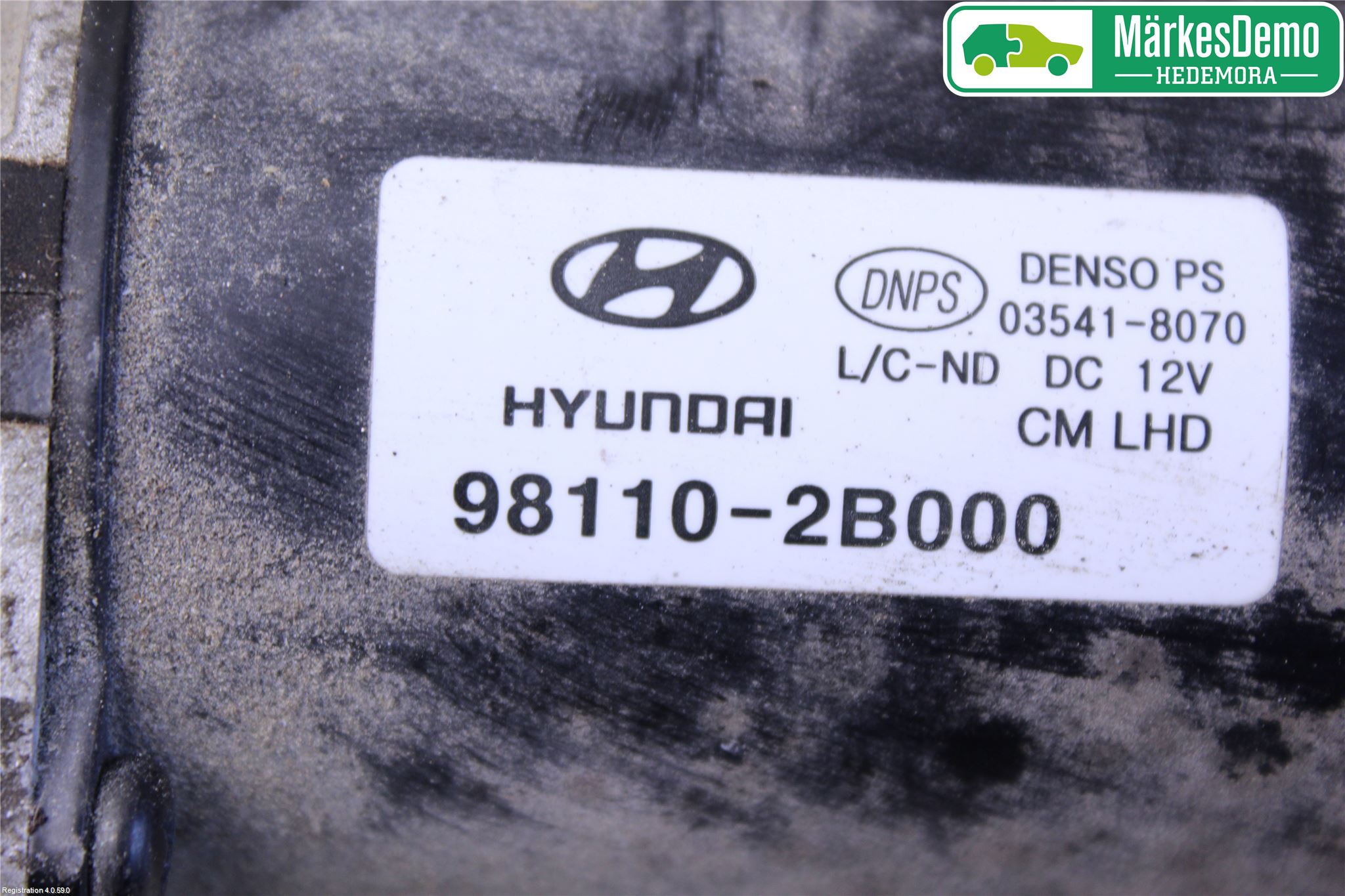 Hyundai SANTA FE  06-12 Viskermotor Frontrute