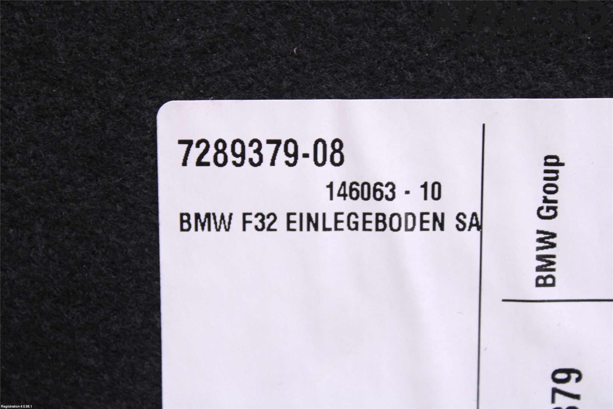 BMW 4 F32/F33/F82/F83 13-20 Bakluke Bun (Utgår 5023)