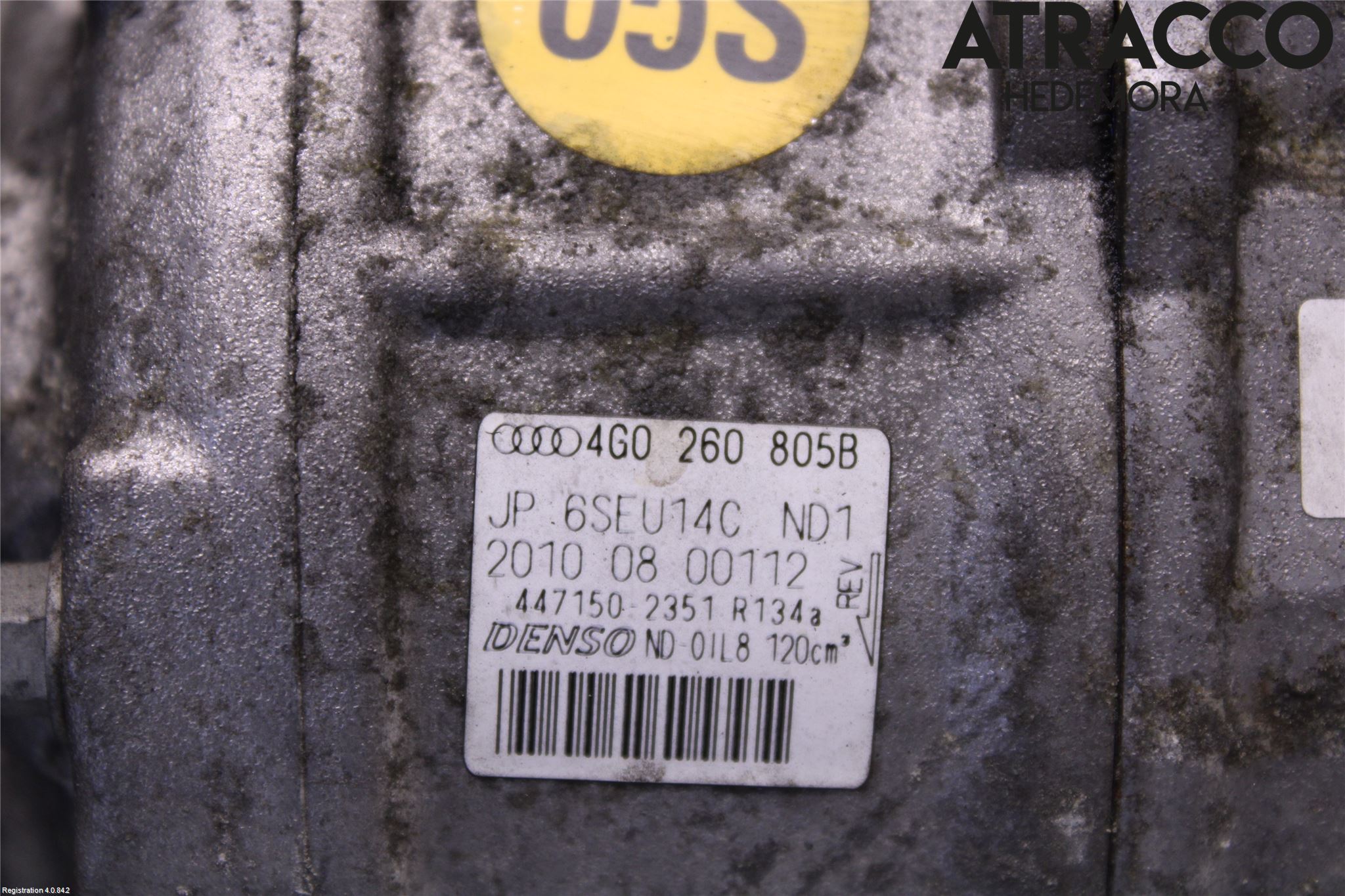 Audi A7/S7 4G 11-17 Varme Ac Kompressor