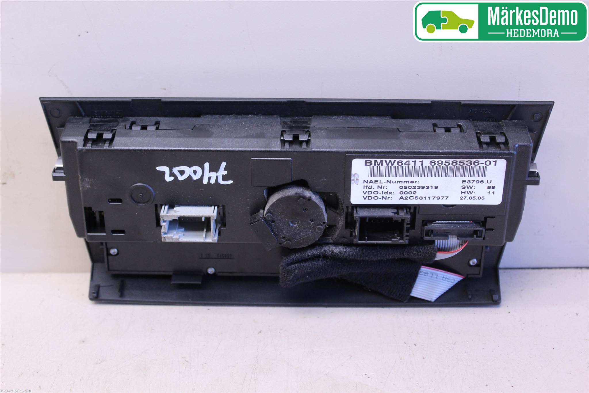 BMW 3 E90/91 SED/TOU 05-12 Varme Ac Betjening-Display