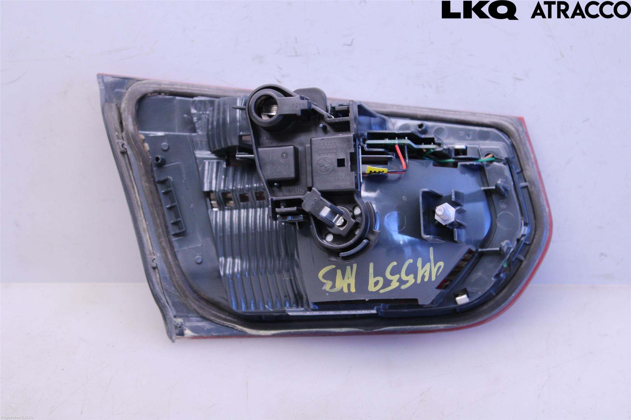 BMW 3 F30/F31/F80 12-19 Baklykt Høyre  På Luke(Indre)
