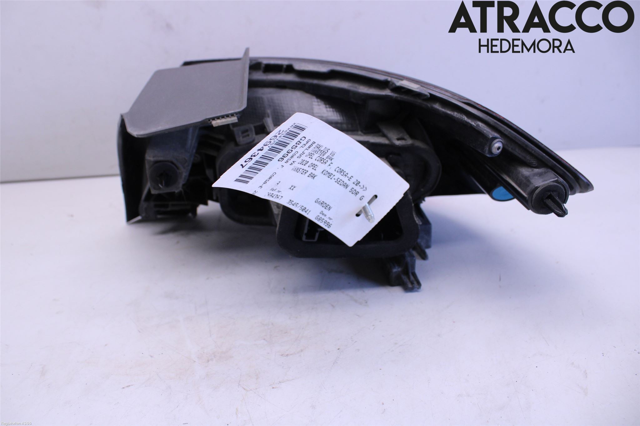 Opel CORSA F, CORSA-E 20- Baklykt Venstre