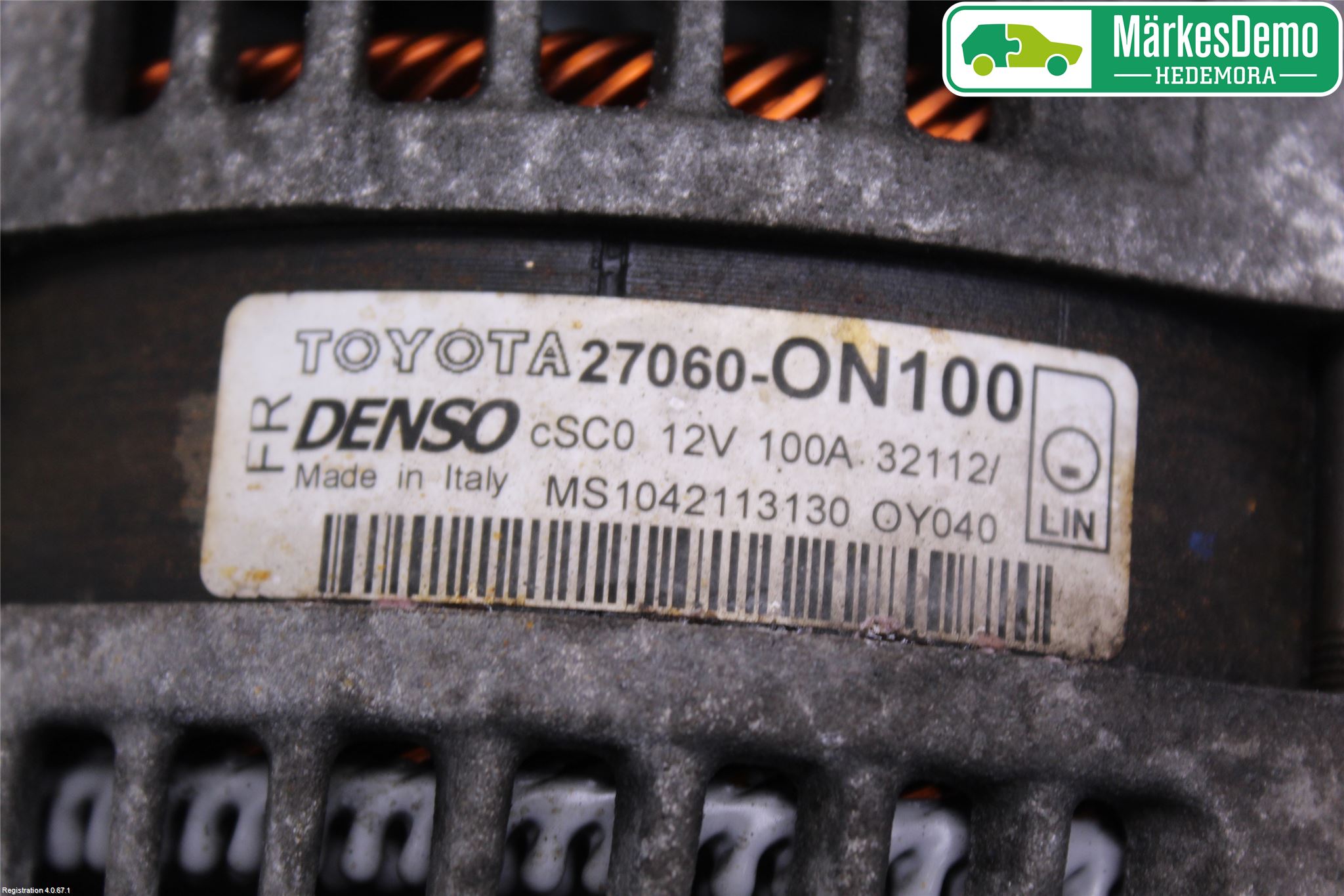 Toyota AURIS 13-19 Dynamo