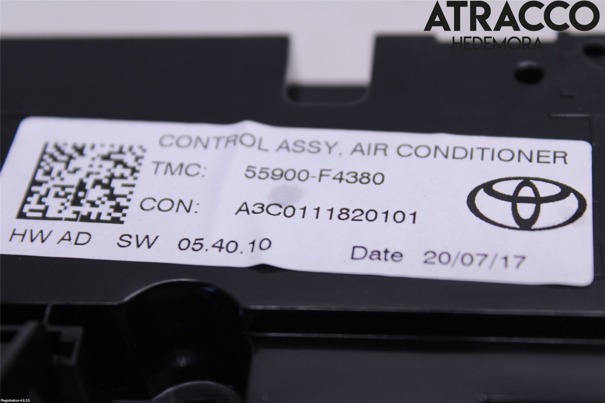 Toyota C-HR 16-23 Varme Ac Betjening-Display