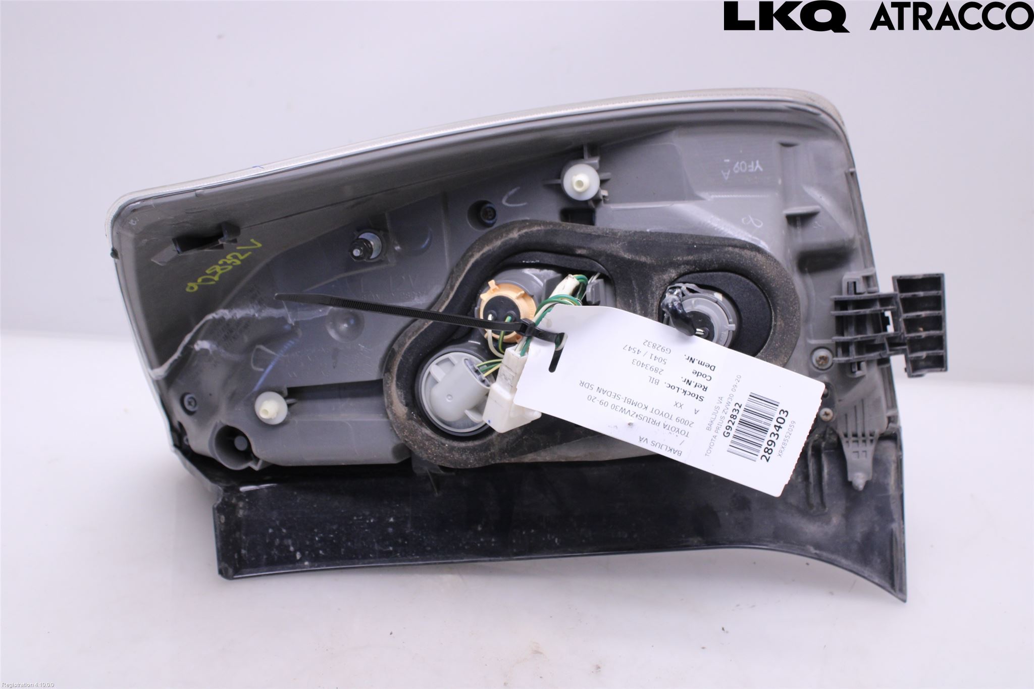 Toyota PRIUS ZVW30 09-20 Baklykt Venstre