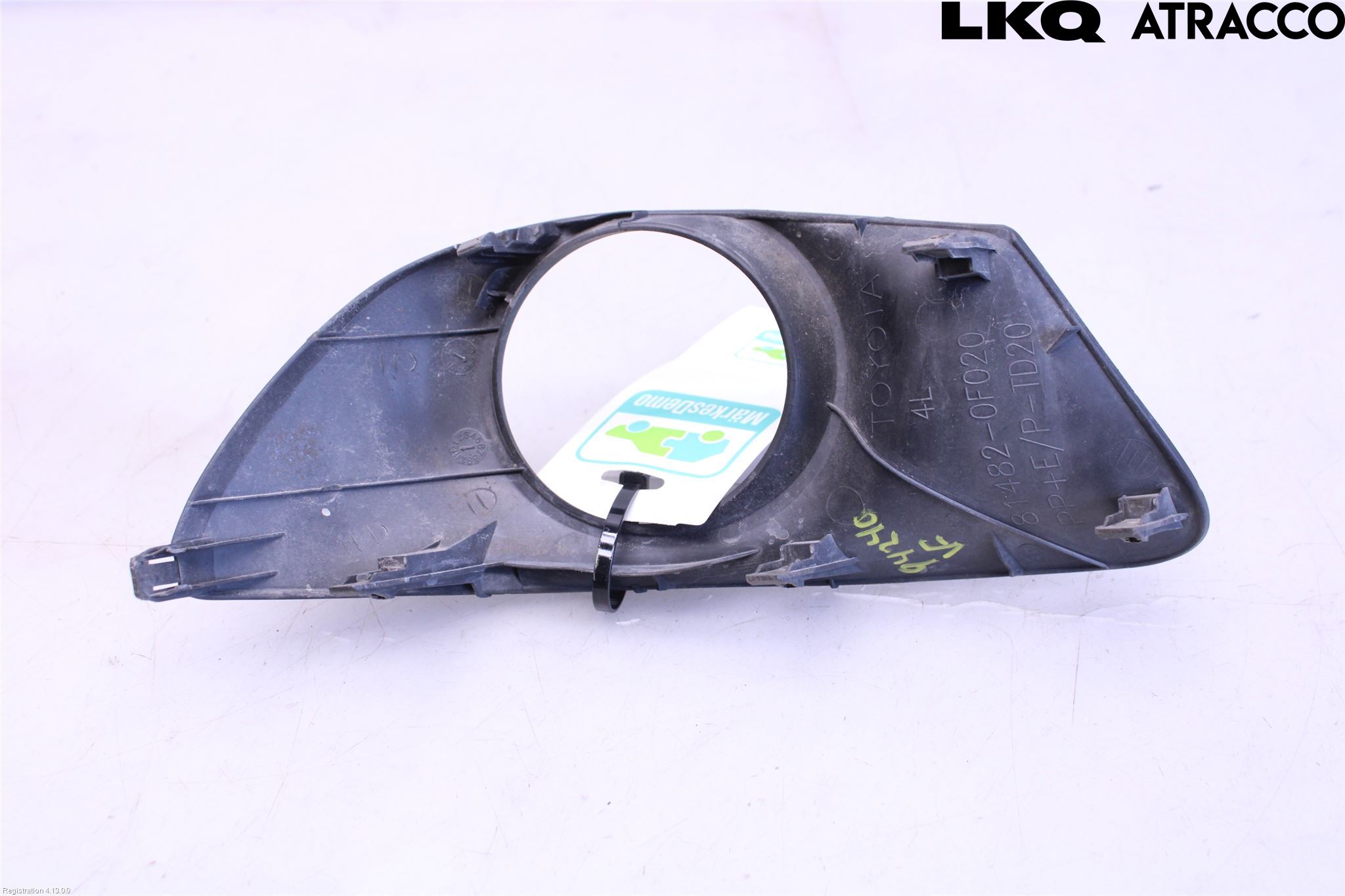 Toyota VERSO 09-18 Frontlykt Kurve-Tåkelys Ramme