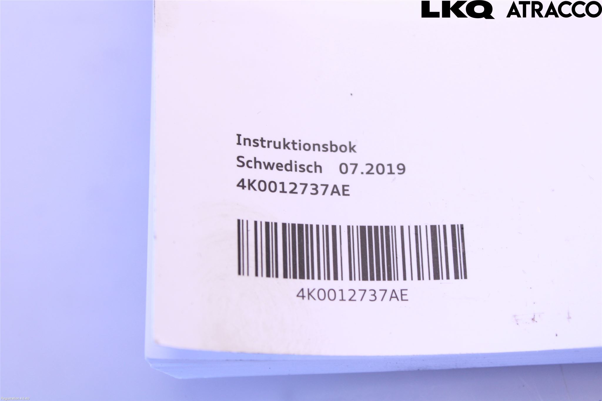 Audi A6 F2/C8 19- Instruksjonsbok