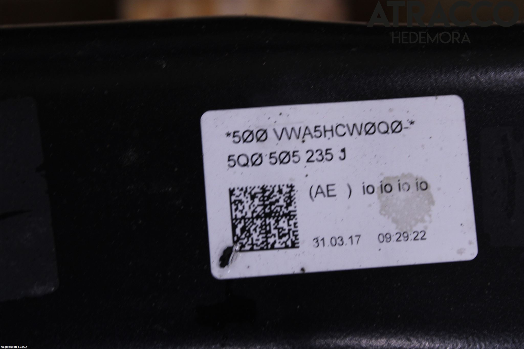 Skoda KODIAQ 17-24 Bakaksel Feste Travers-Ramme