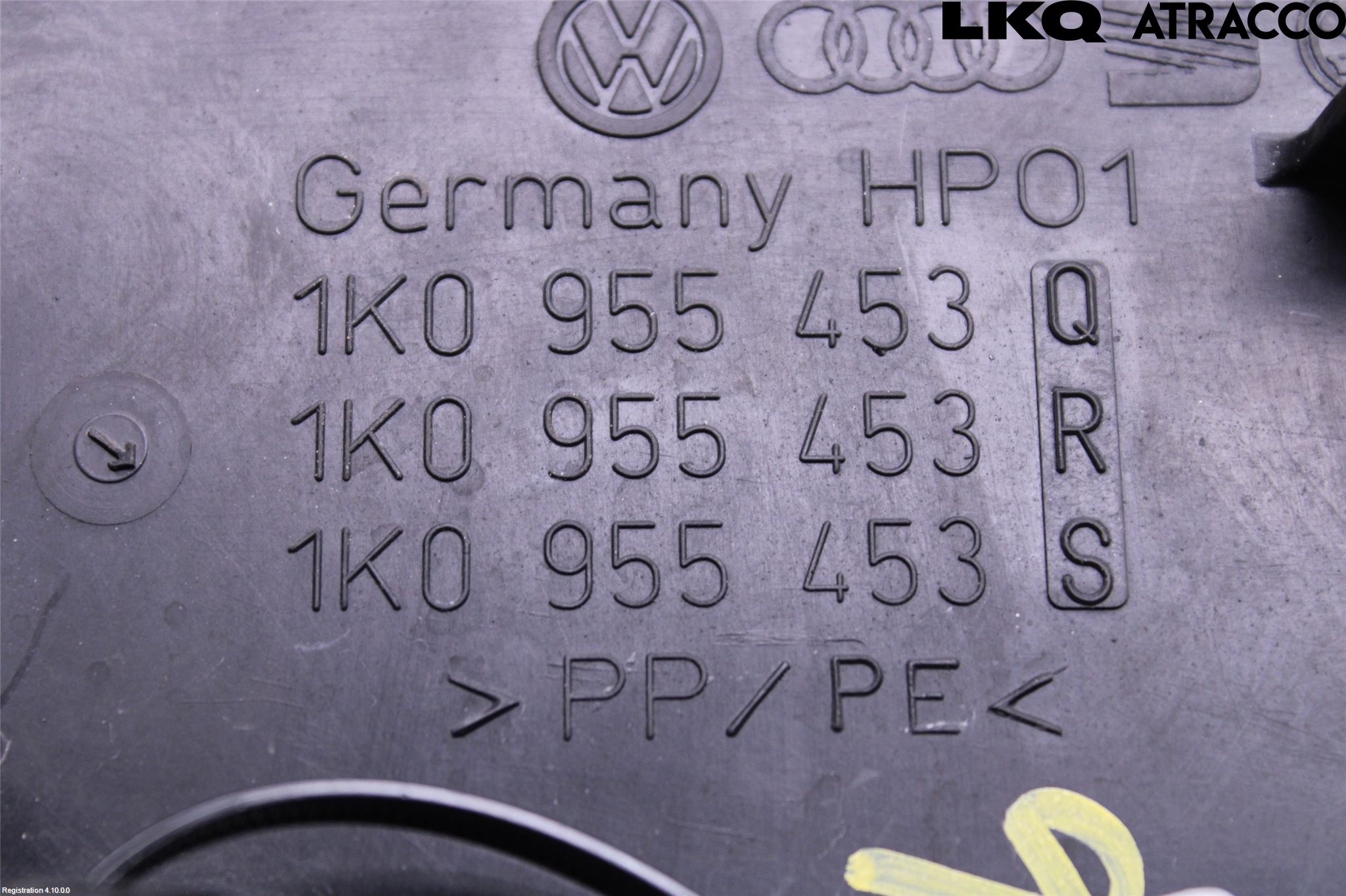 Volkswagen VW GOLF VI 09-13 Spylerbeholder Frontrute-Lykte