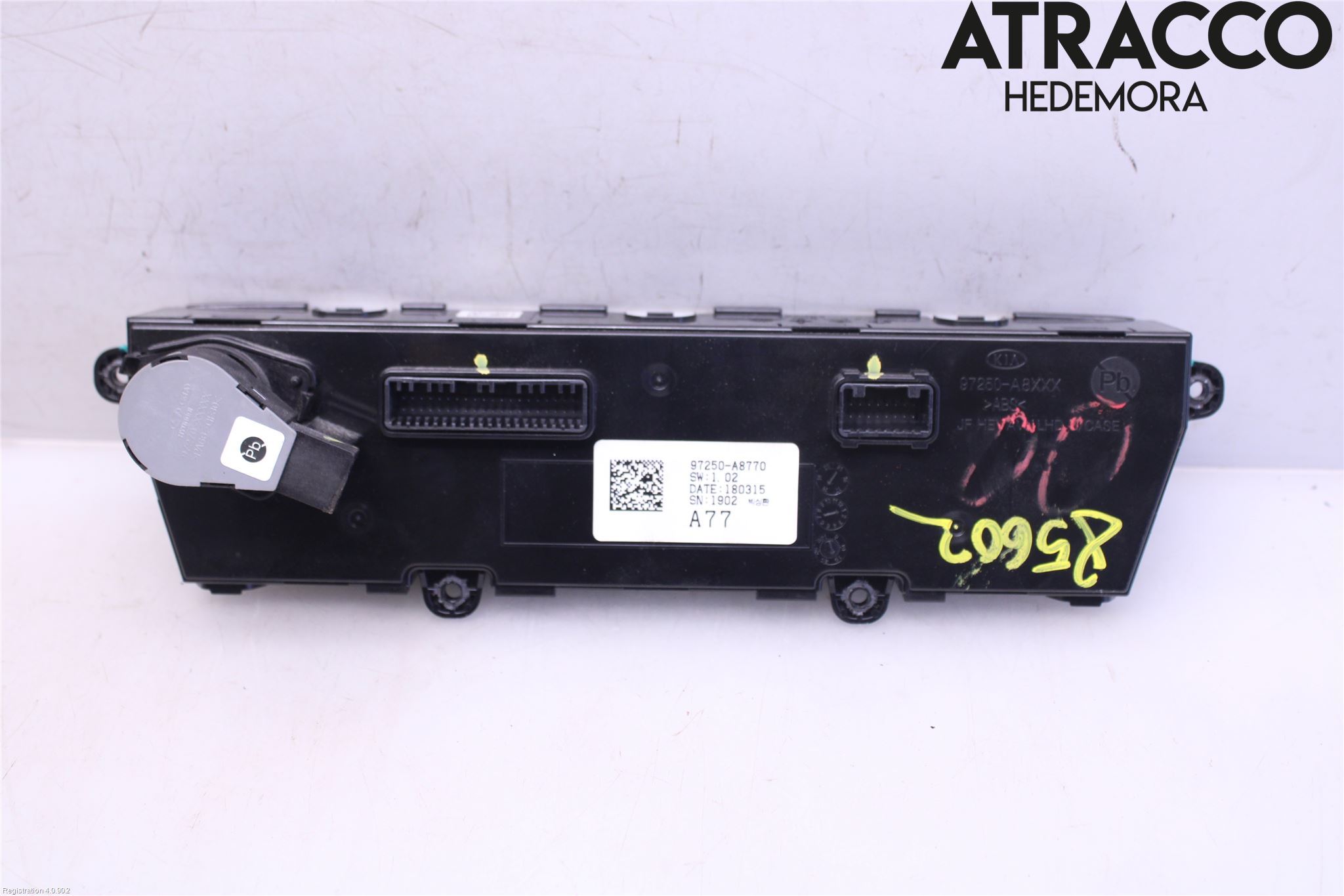 Kia OPTIMA 16-20 Varme Ac Betjening-Display