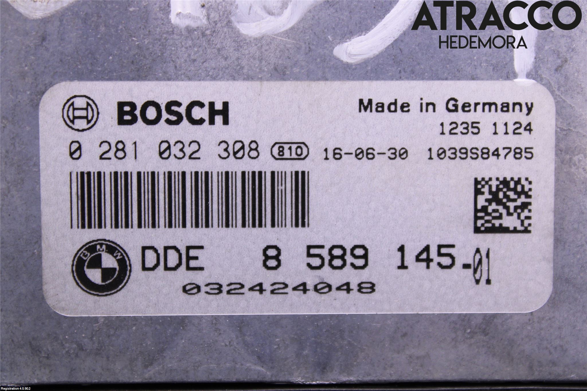 BMW 3 F30/F31/F80 12-19 Styreenhet Dieselpumpe