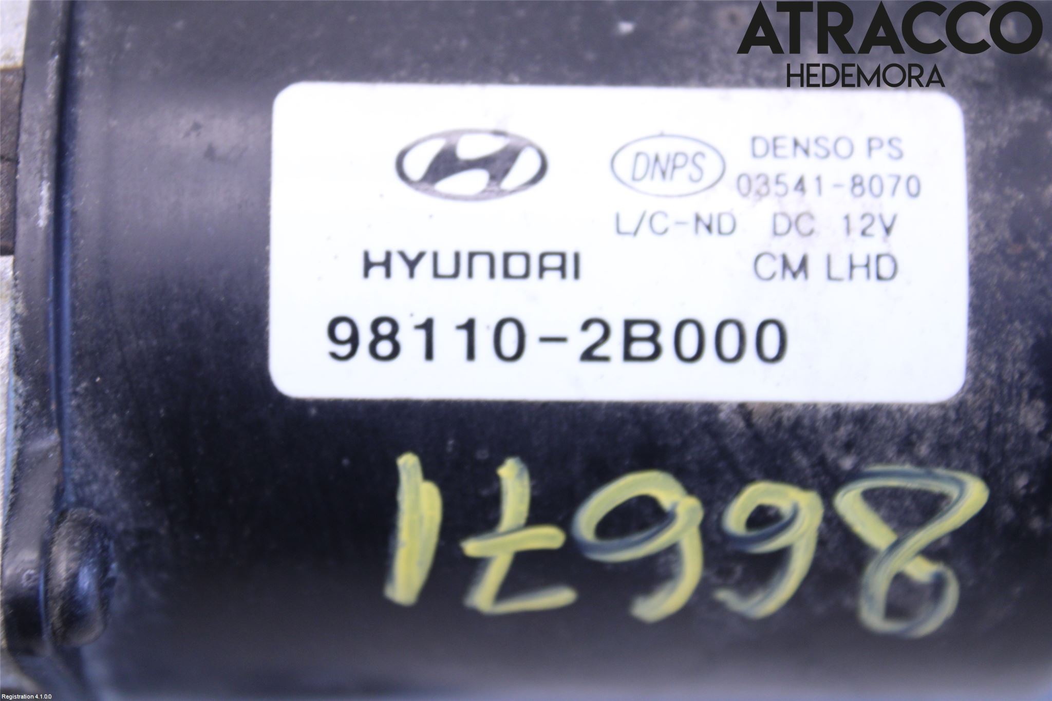Hyundai SANTA FE  06-12 Viskermotor Frontrute