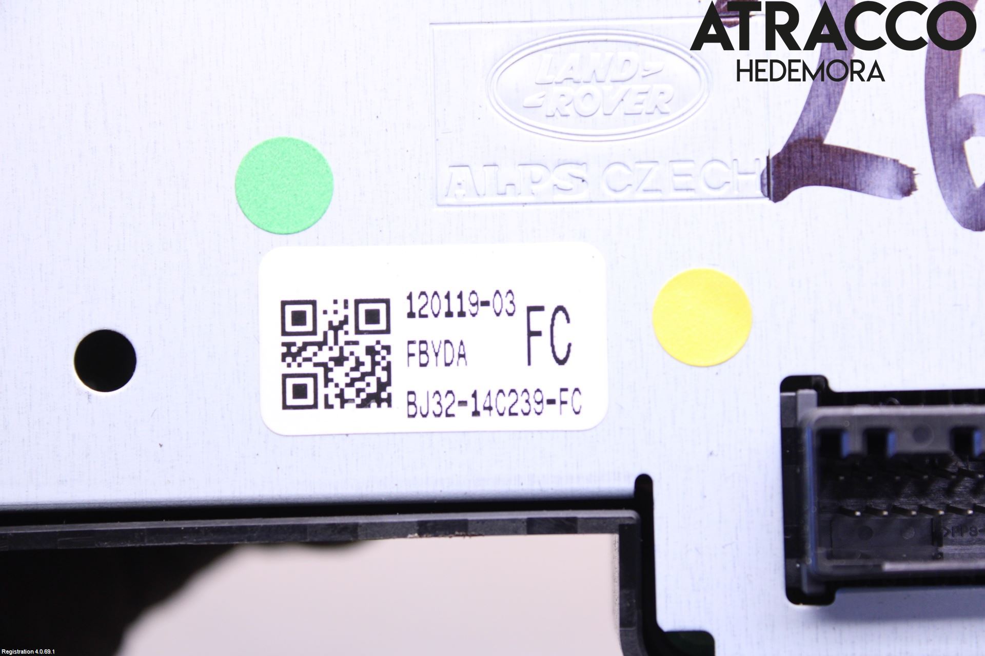 Landrover LAND ROVER RANGE ROVER EVOQUE (L538) 11-18 Varme Ac Betjening-Display
