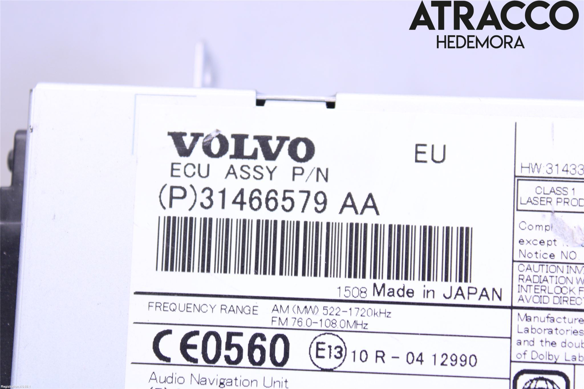 Volvo V40 CROSS COUNTRY 13-19 Stereo Radio Med Cd