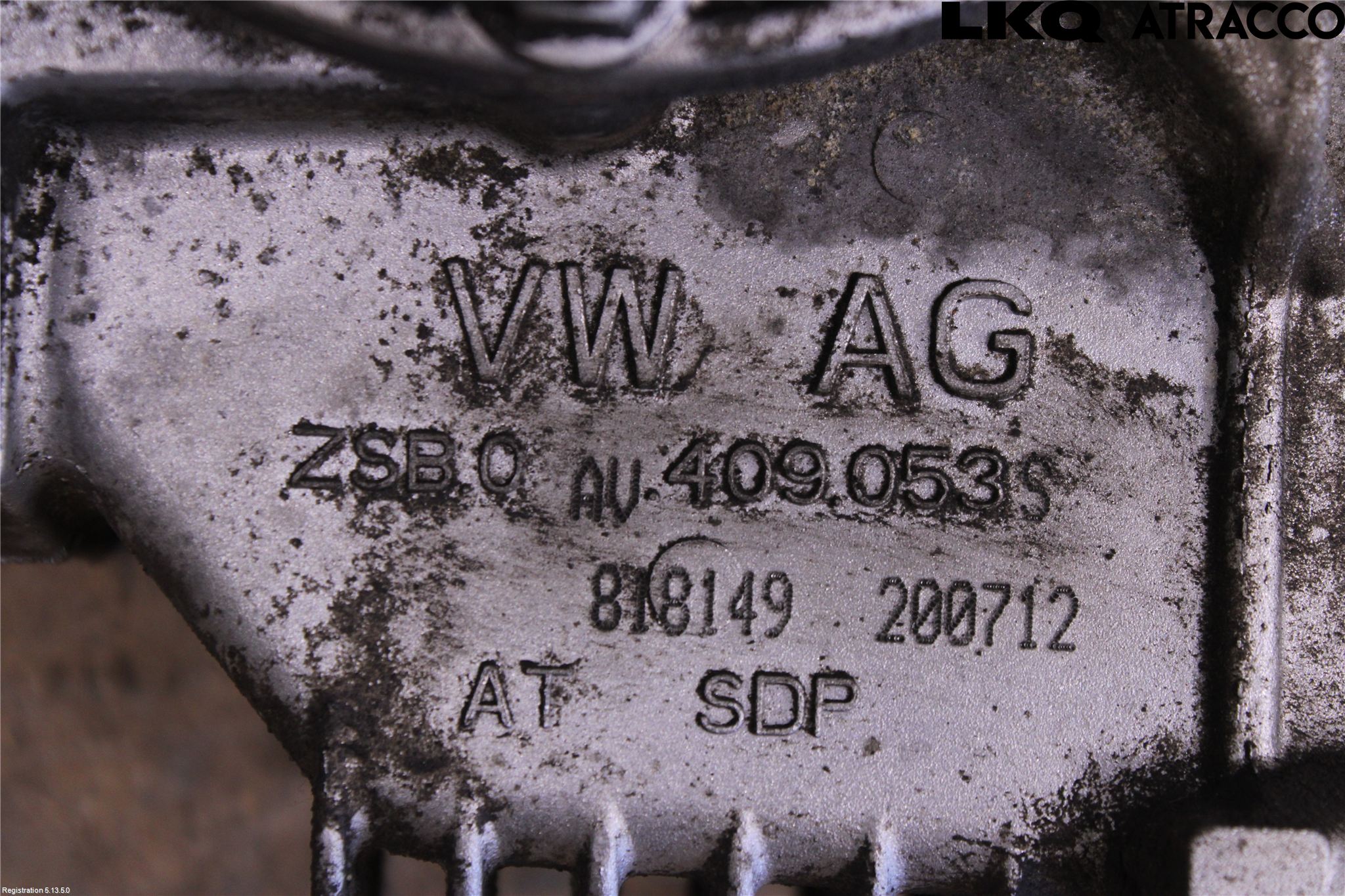 Skoda SUPERB 09-15 Gearkasse Fordelingskasse