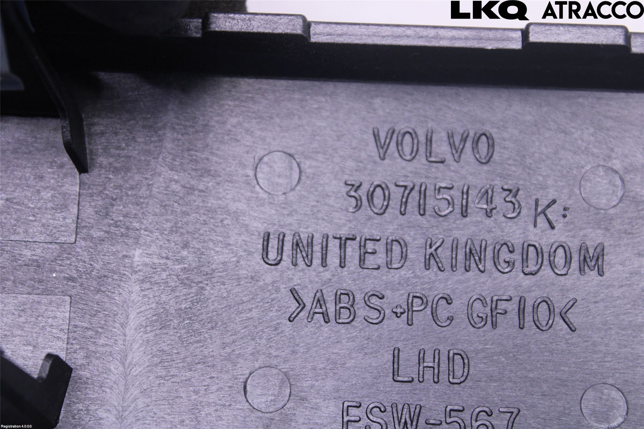 Volvo V70 08-13 Dashbord Kanal - Dyse