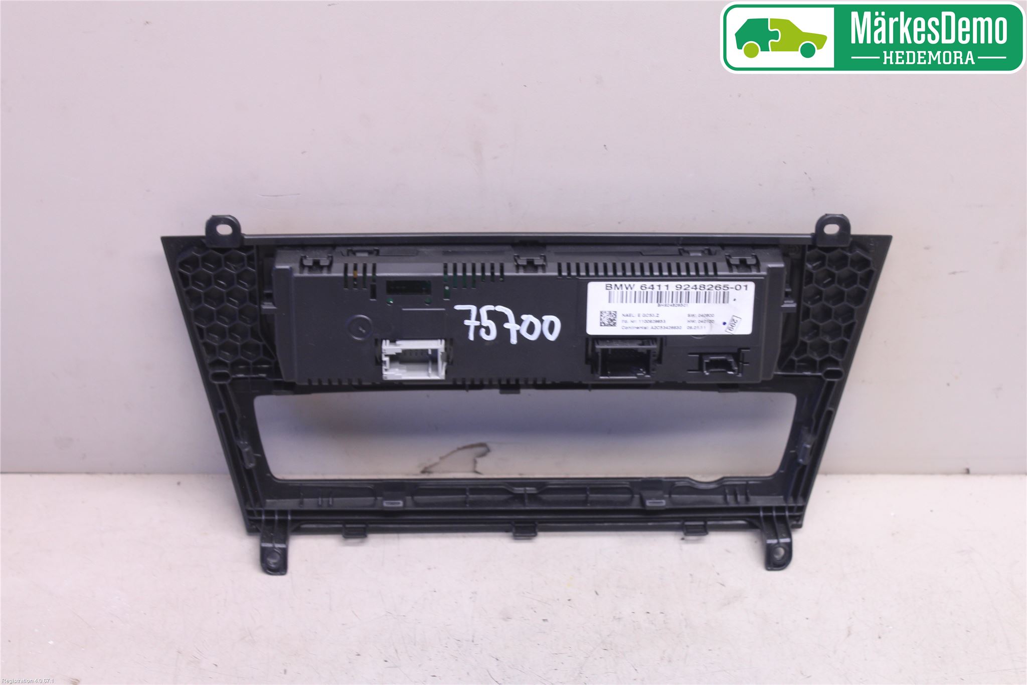 BMW X3 F25 10-17 Varme Ac Betjening-Display