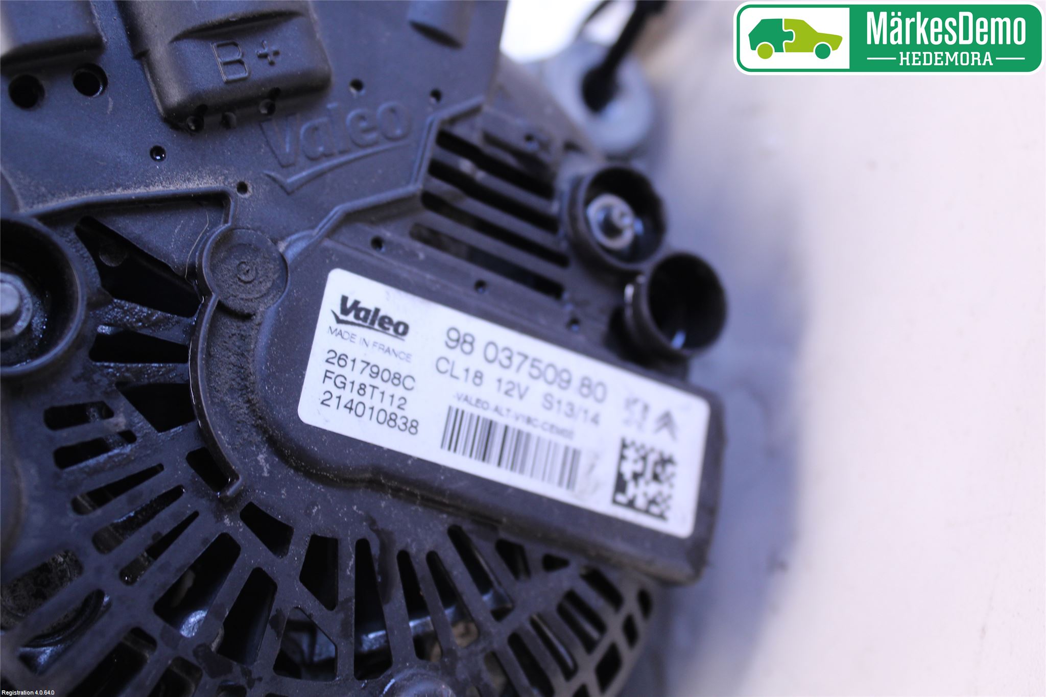 Peugeot 3008 09-16 Dynamo